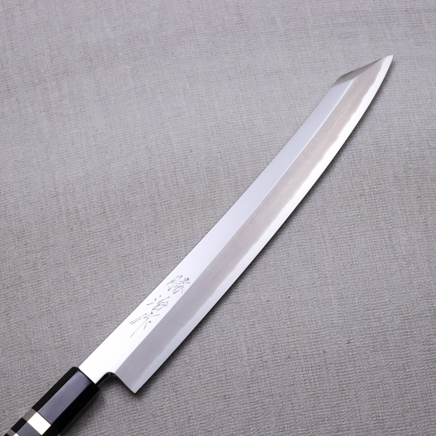 Shoji Silver #3 Mirror Finish Hon-Kasumi curved blade Kiritsuke Yanagi