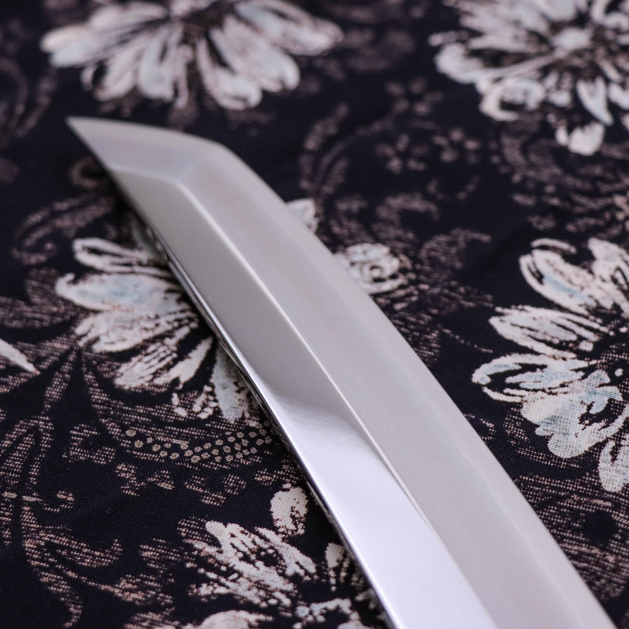 Shoji Silver #3 Mirror Finish Hon-Kasumi Curved Blade Sakimaru Takohiki