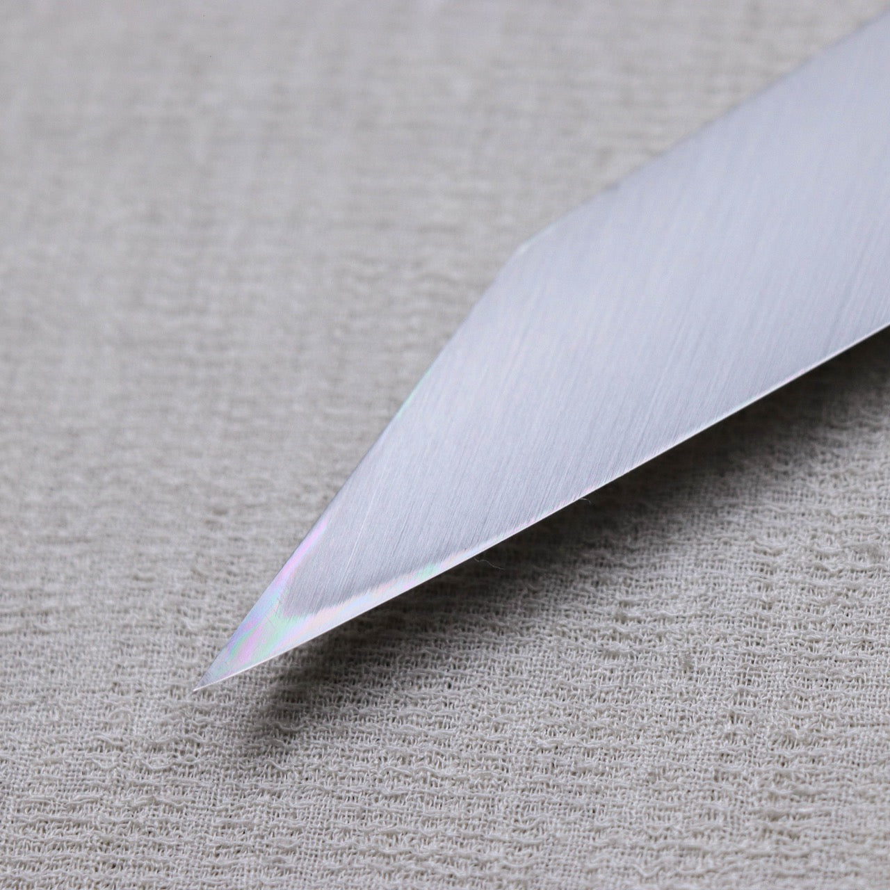 Yoshihiro Suminagashi Blue #1 Damascus cladding Kansho Kiritsuke Yanagi with Double Grooves