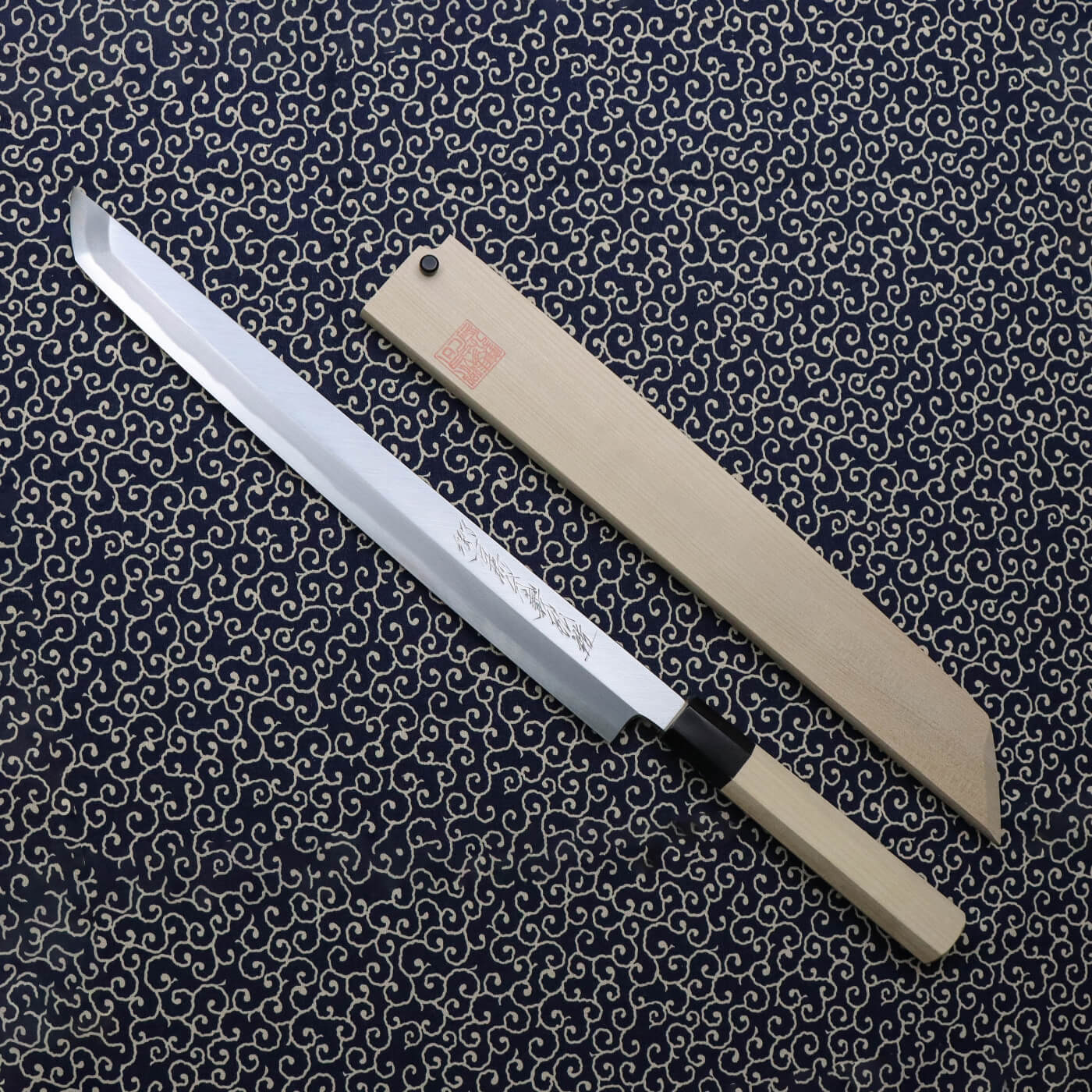 Yoshihiro Left-handed Blue #2 Hon-Kasumi Sakimaru Takohiki Magnolia Handle