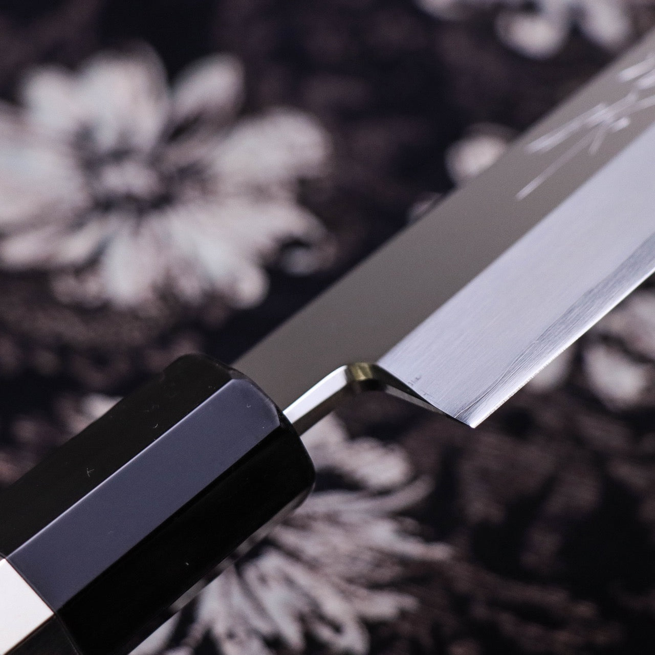 Shoji Silver #3 Mirror Finish Hon-Kasumi Curved Blade Sakimaru Takohiki