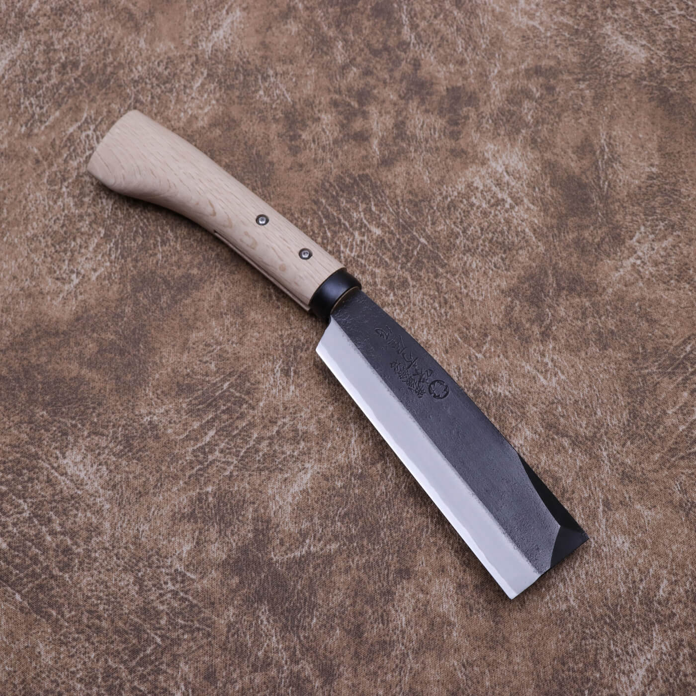 味方屋 日野浦司作 黑打兩刃山鉈