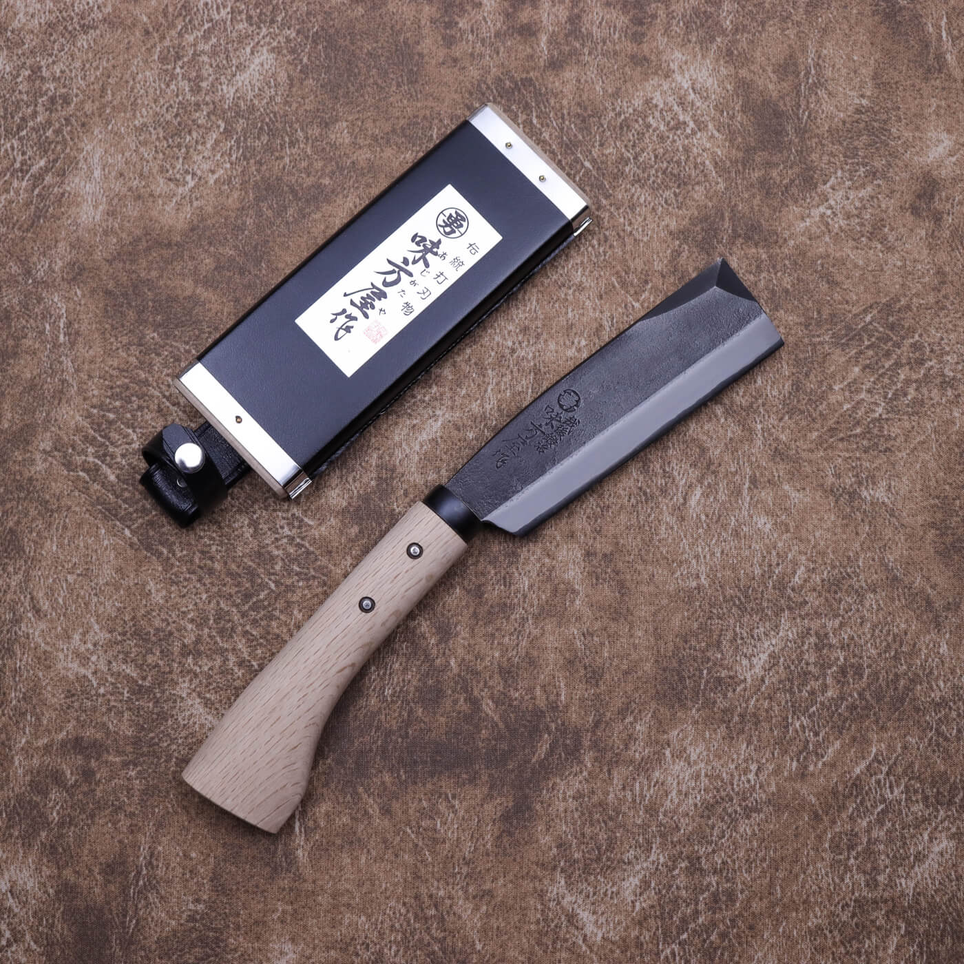 味方屋 日野浦司作 黑打兩刃山鉈
