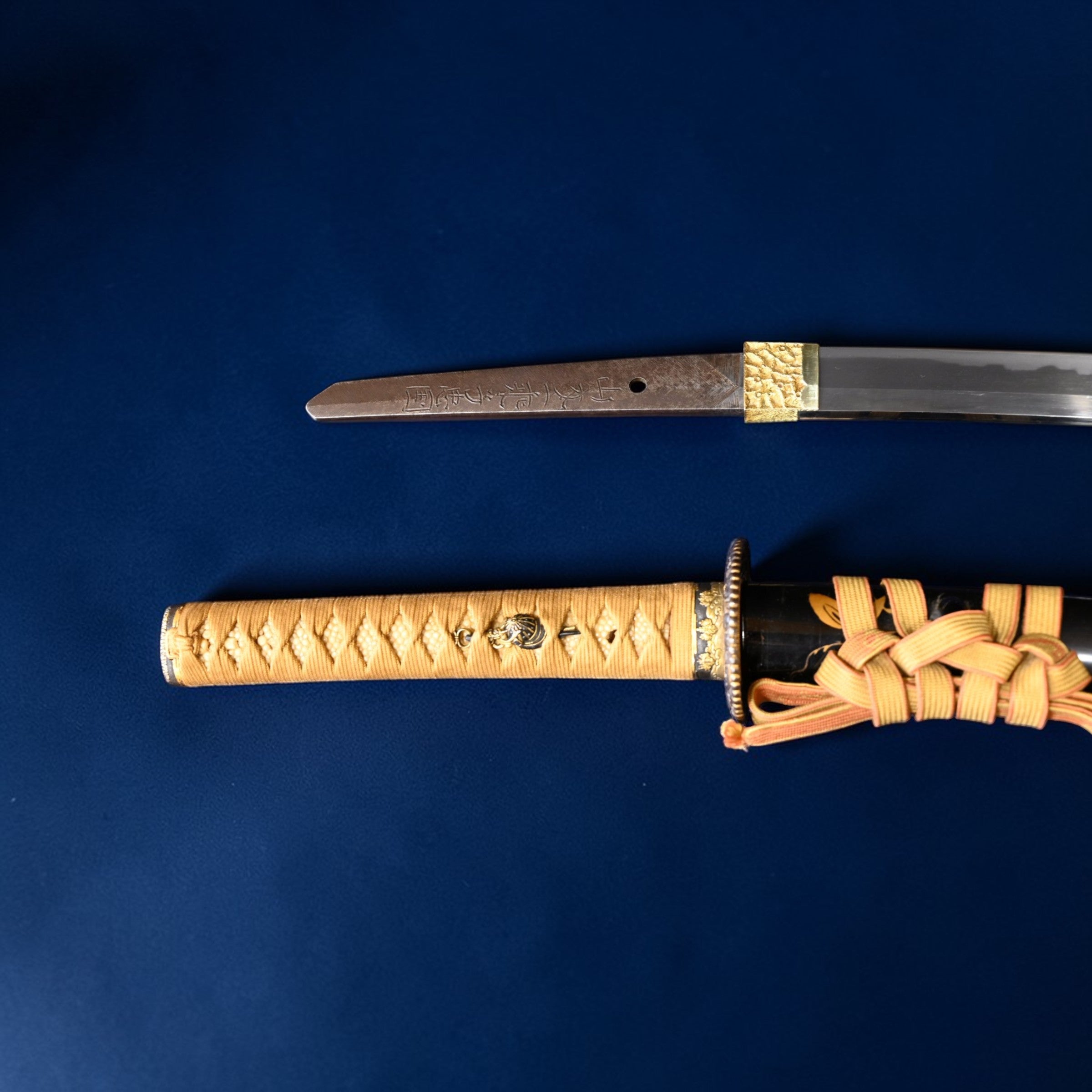 山本一乘子忠國 附黑漆鐵線紋蒔繪拵