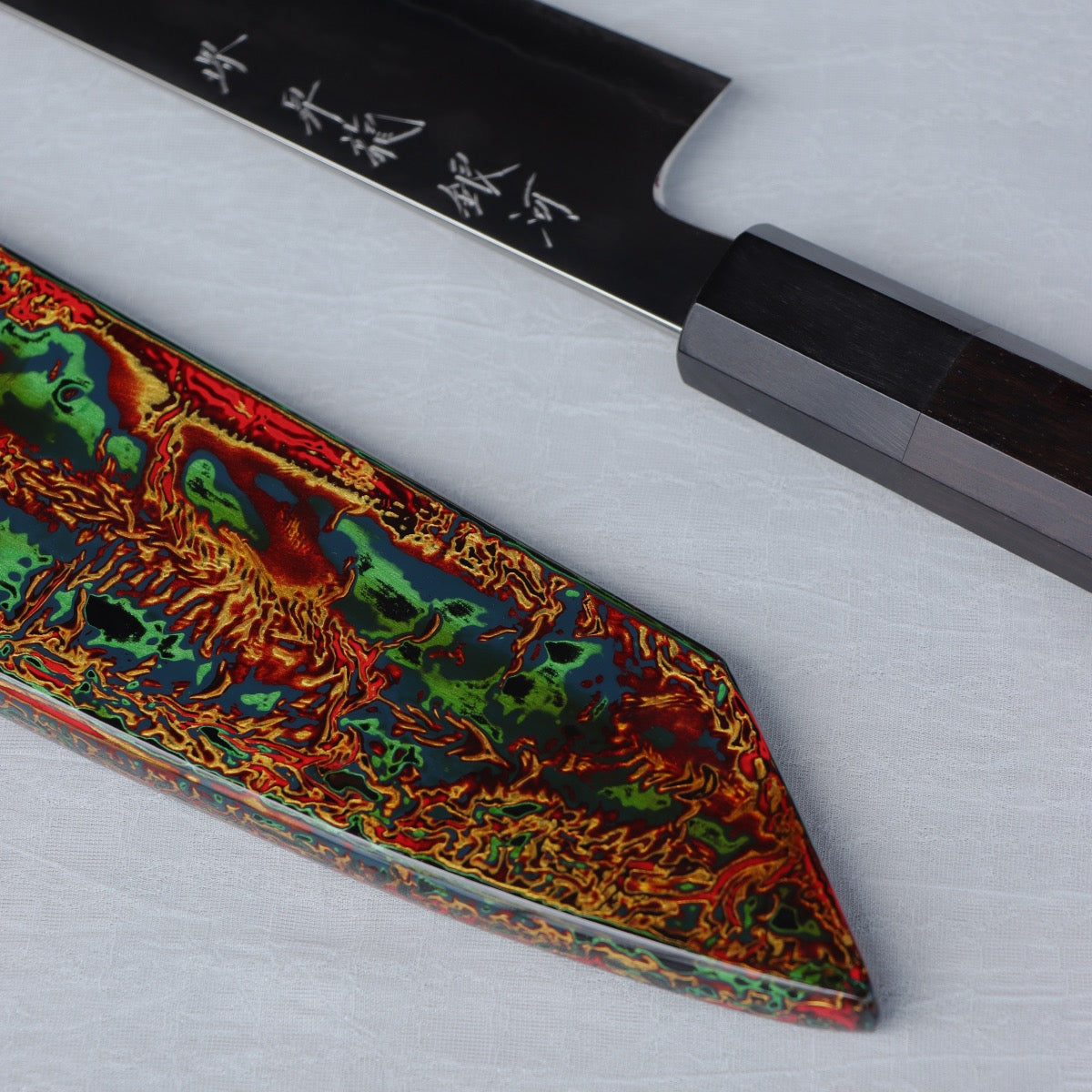 堺昇龍 銀河水鏡研 身卸劍形和牛刀 付漆鞘