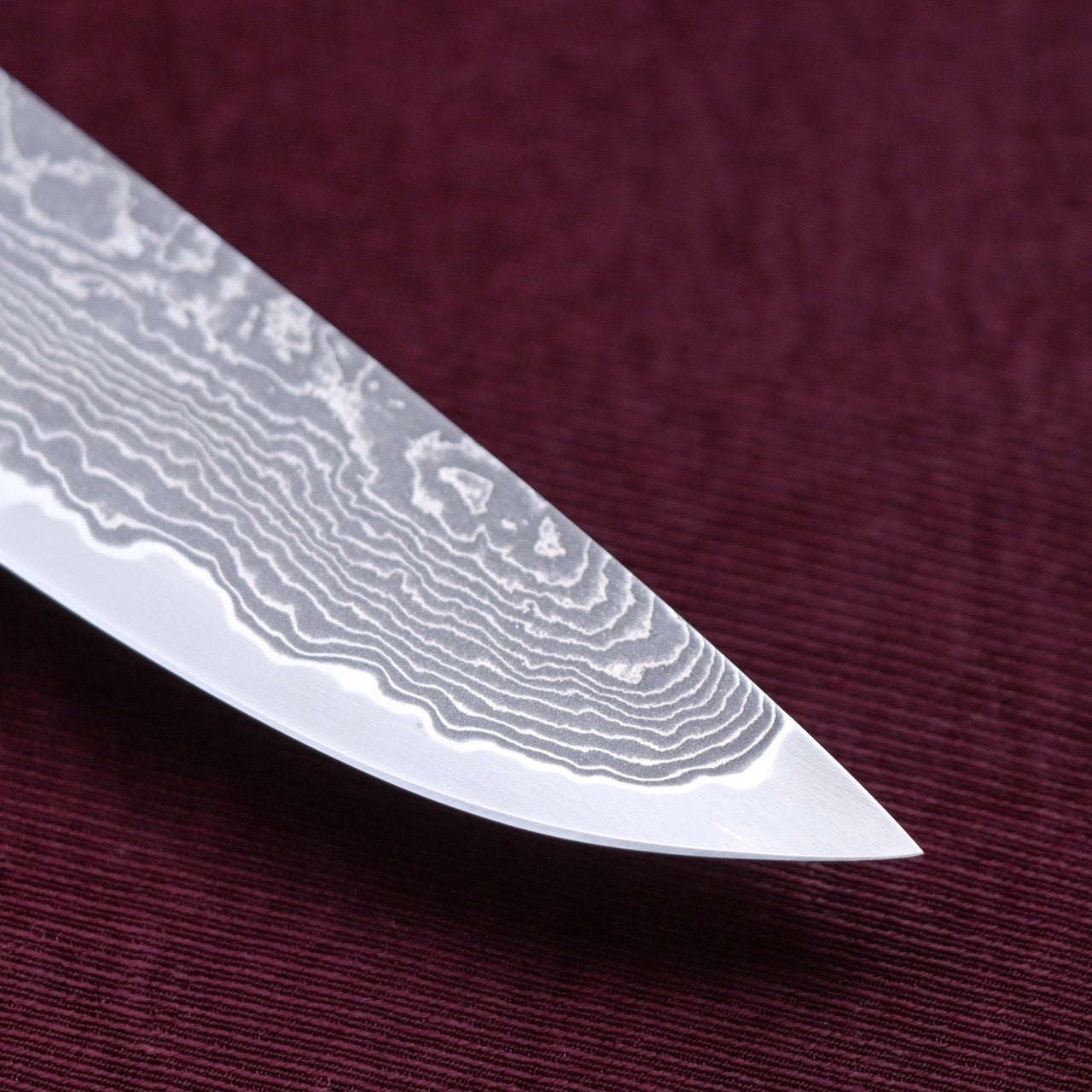 Sadao Nishihara SPG2 Powder Damascus Steel Fishing Knife
