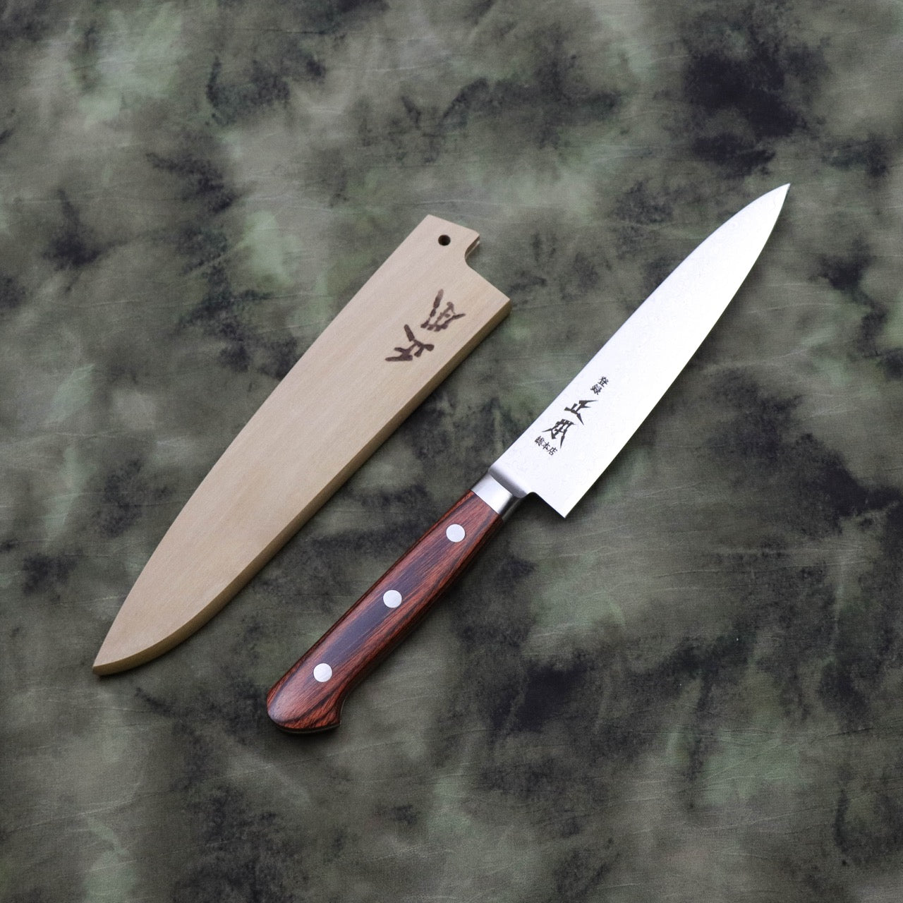 Masamoto ZA18 Stainless Steel 69-Layer Damascus Clad Petty