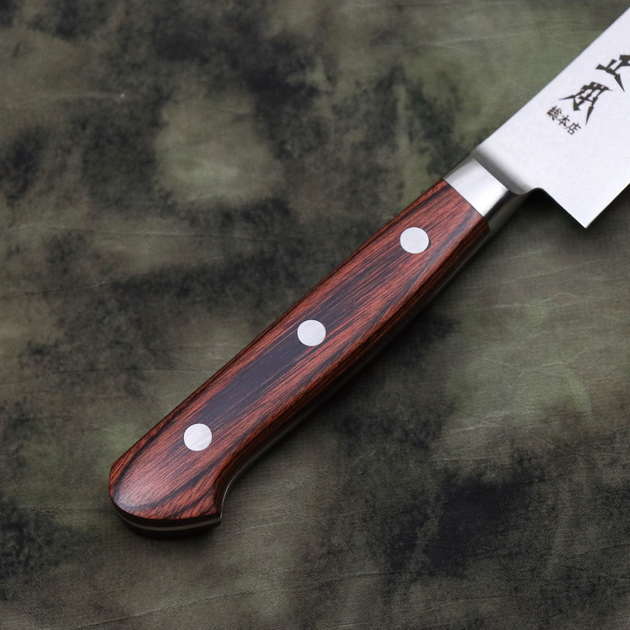 Masamoto ZA18 Stainless Steel 69-Layer Damascus Clad Petty