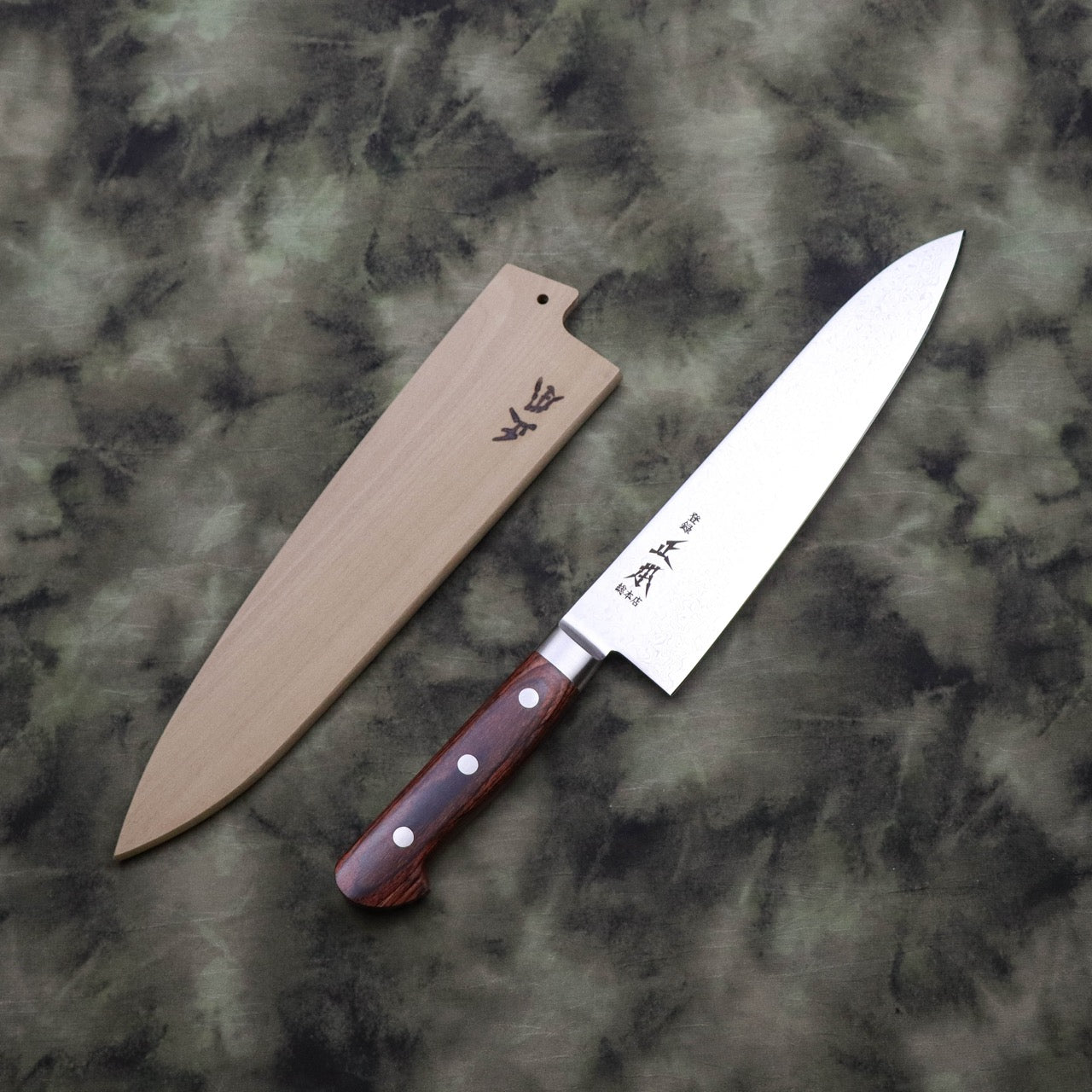 Masamoto ZA18 Stainless Steel 69-Layer Damascus Clad Gyuto