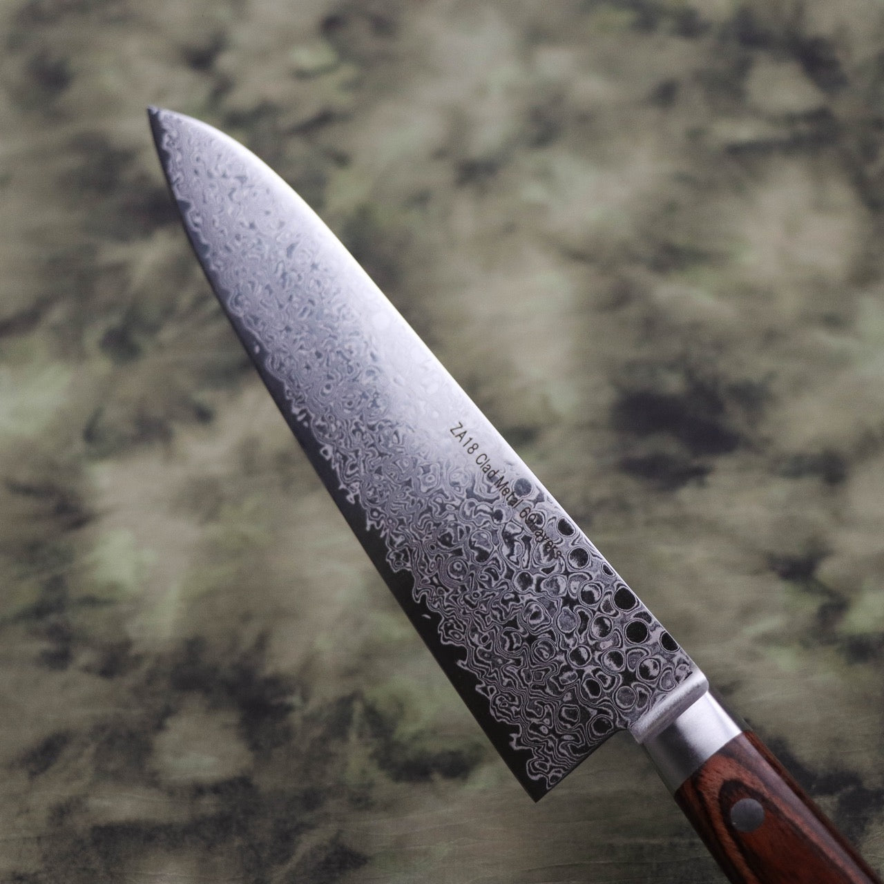 Masamoto ZA18 Stainless Steel 69-Layer Damascus Clad Gyuto