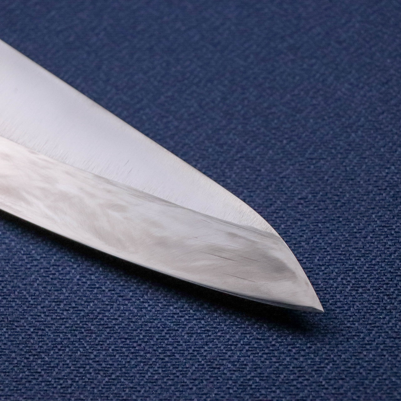 Musashinokuni Kogetsu Single-Bevel Wa-Gyuto White Buffalo Shitan Handle with Urasuki