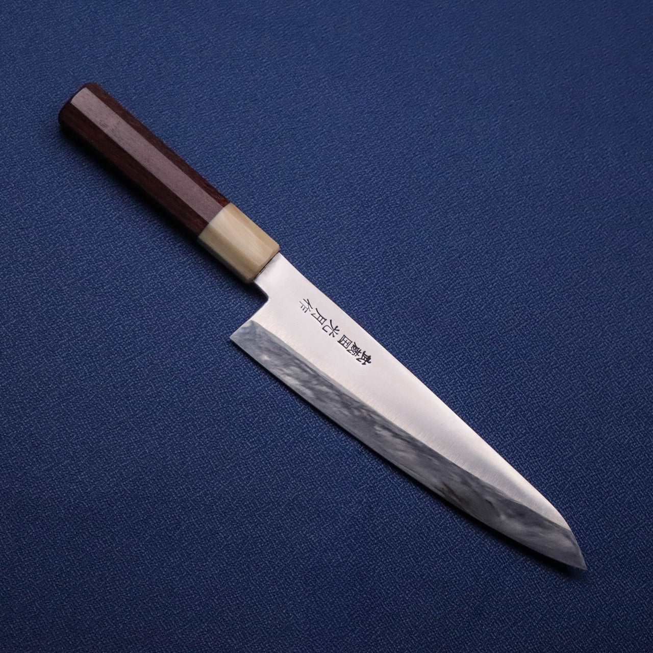 Musashinokuni Kogetsu Single-Bevel Wa-Gyuto White Buffalo Shitan Handle with Urasuki
