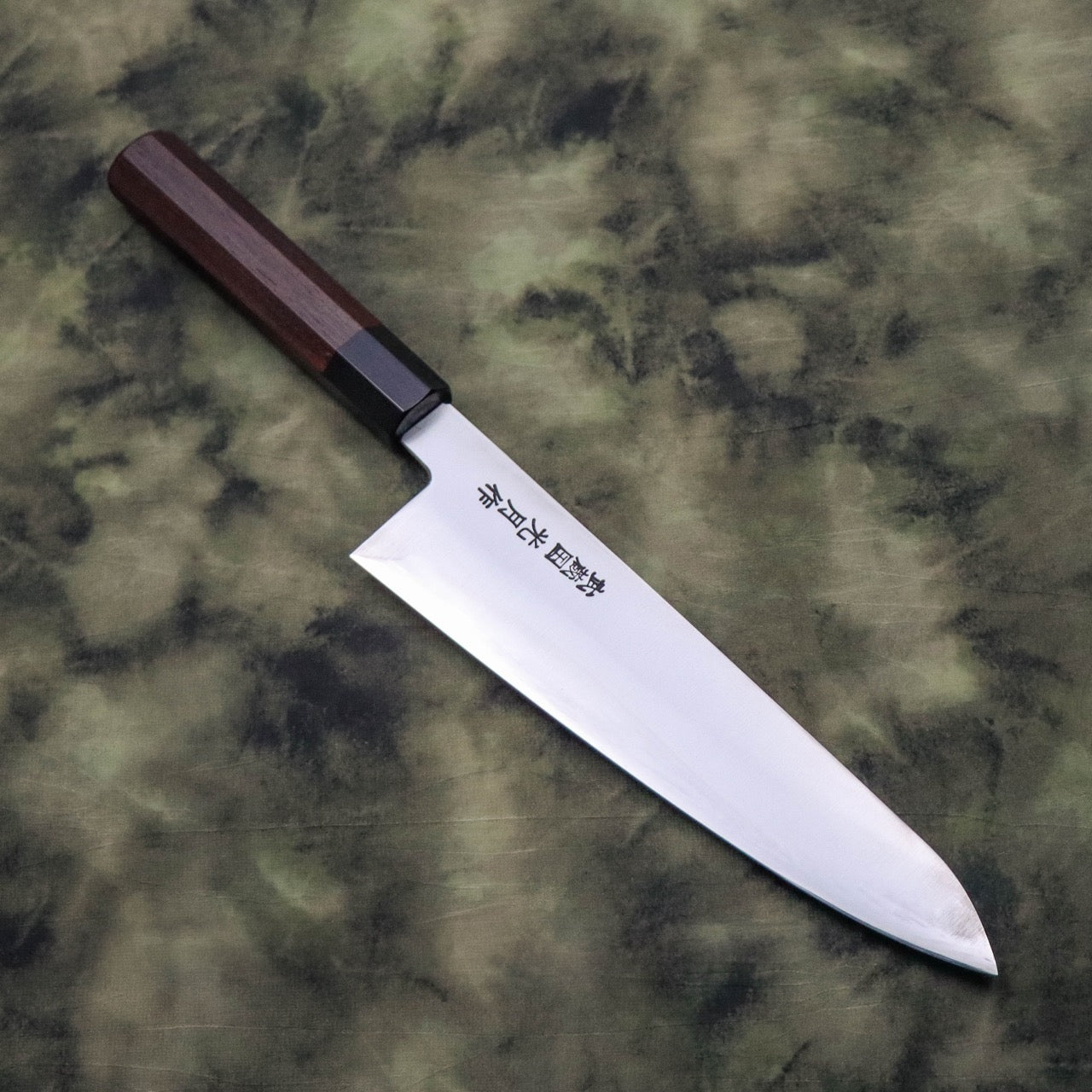 Musashinokuni Kogetsu Single-Bevel Wa-Gyuto Shitan Handle without Urasuki