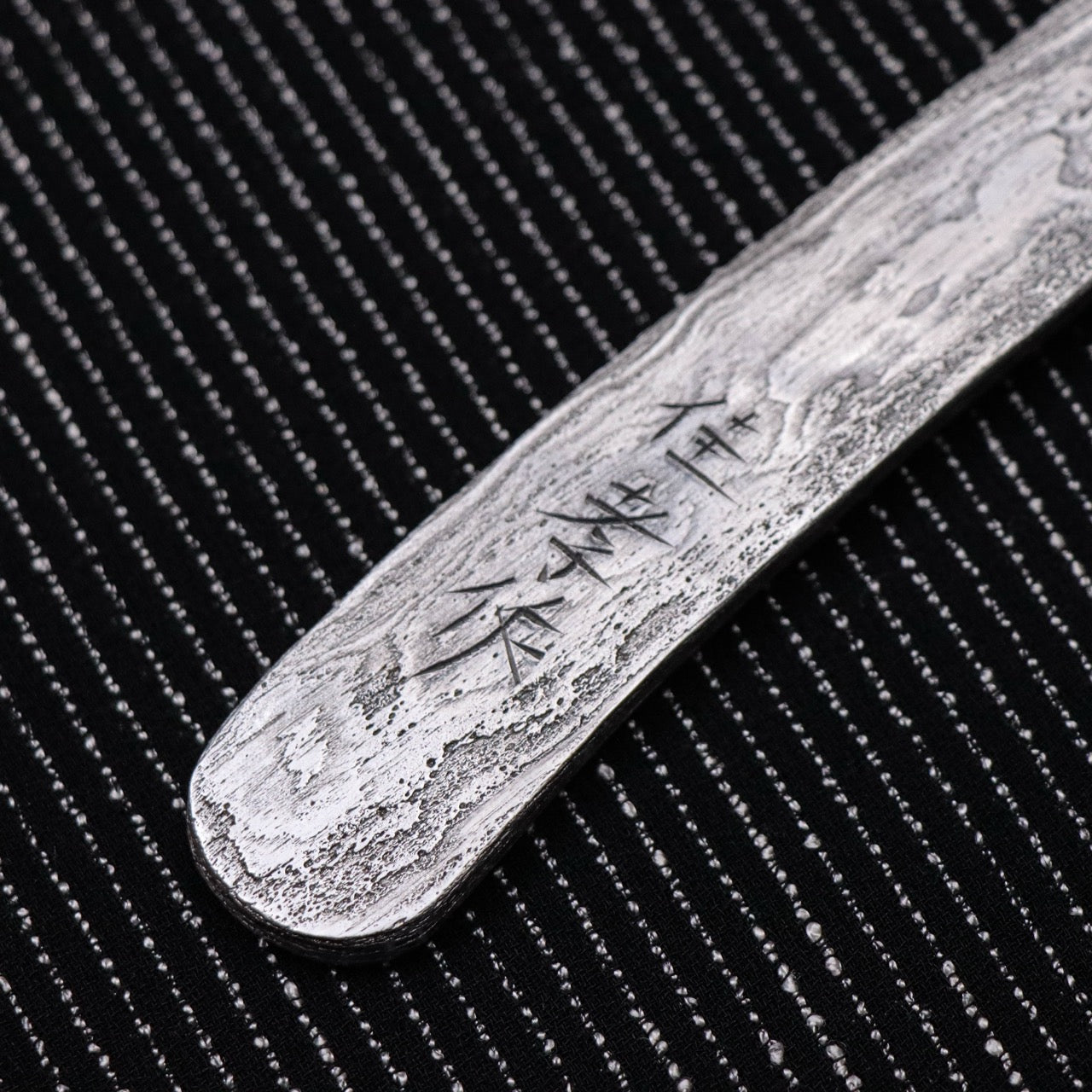 金高佳孝作 手工鍛煉古鐵白一鋼 共柄片刃小刀