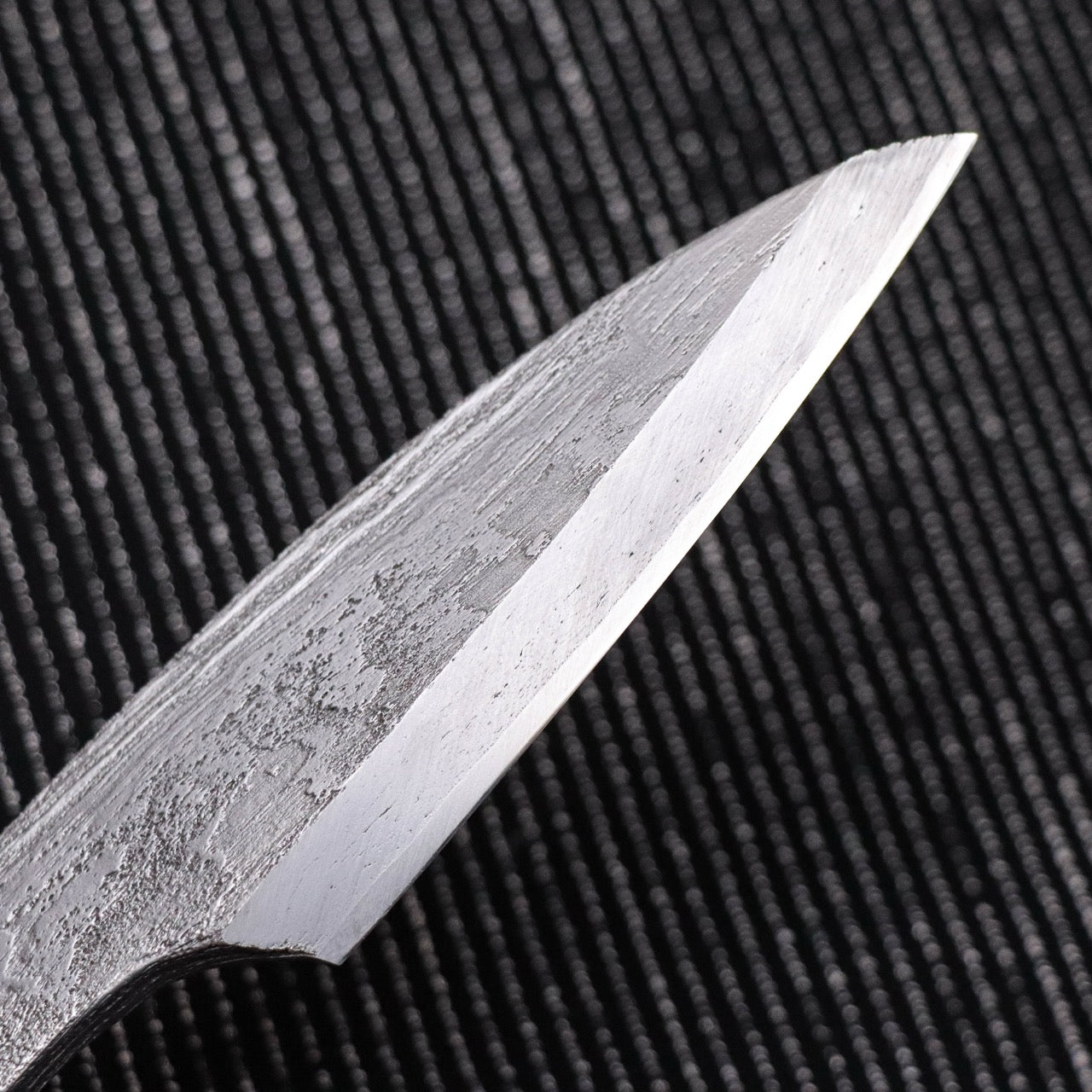 金高佳孝作 手工鍛煉古鐵白一鋼 共柄片刃小刀