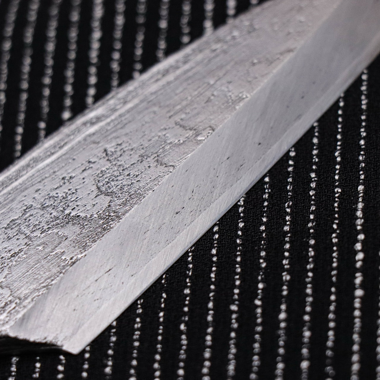 金高佳孝作 手工鍛煉古鐵白一鋼 共柄片刃小刀