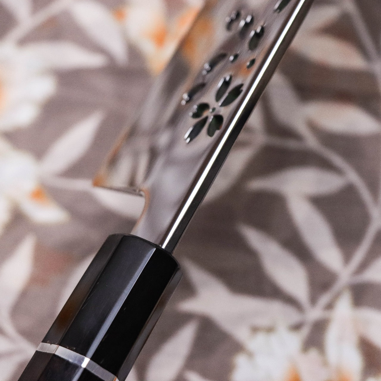 夜志野利 山櫻 宙本燒 SW不鏽鋼和牛刀