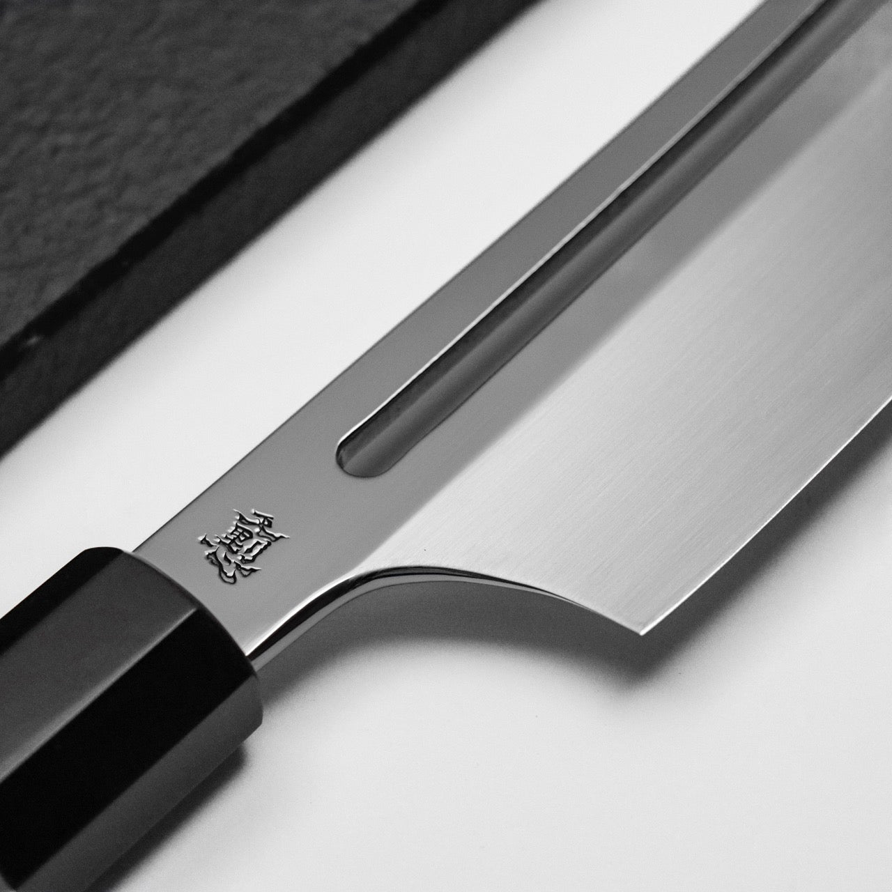 夜志野利 雨龍拵 宙本燒 SW不鏽鋼 飛燕形切付和牛刀