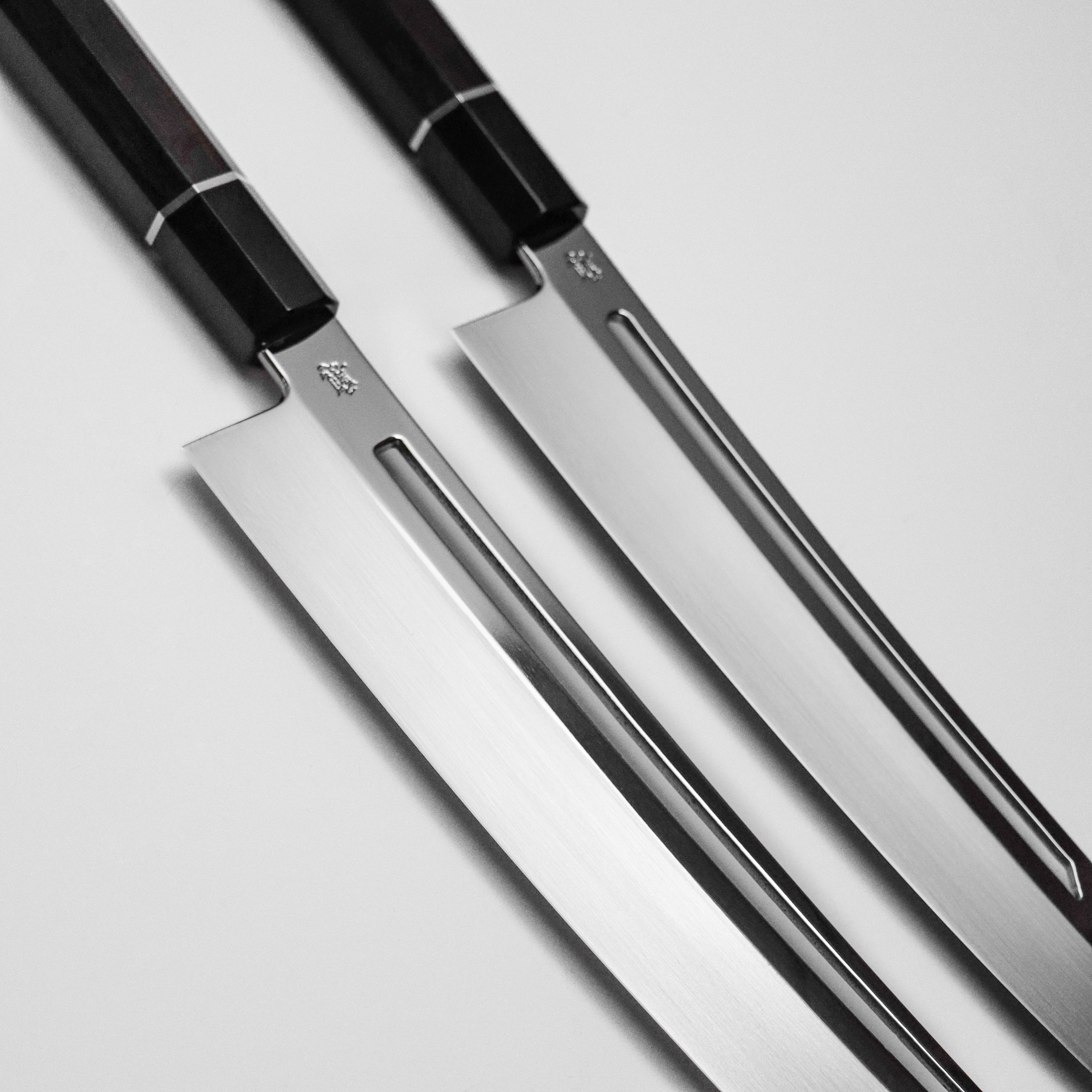 夜志野利 雨龍拵 宙本燒 SW不鏽鋼 切付和牛刀