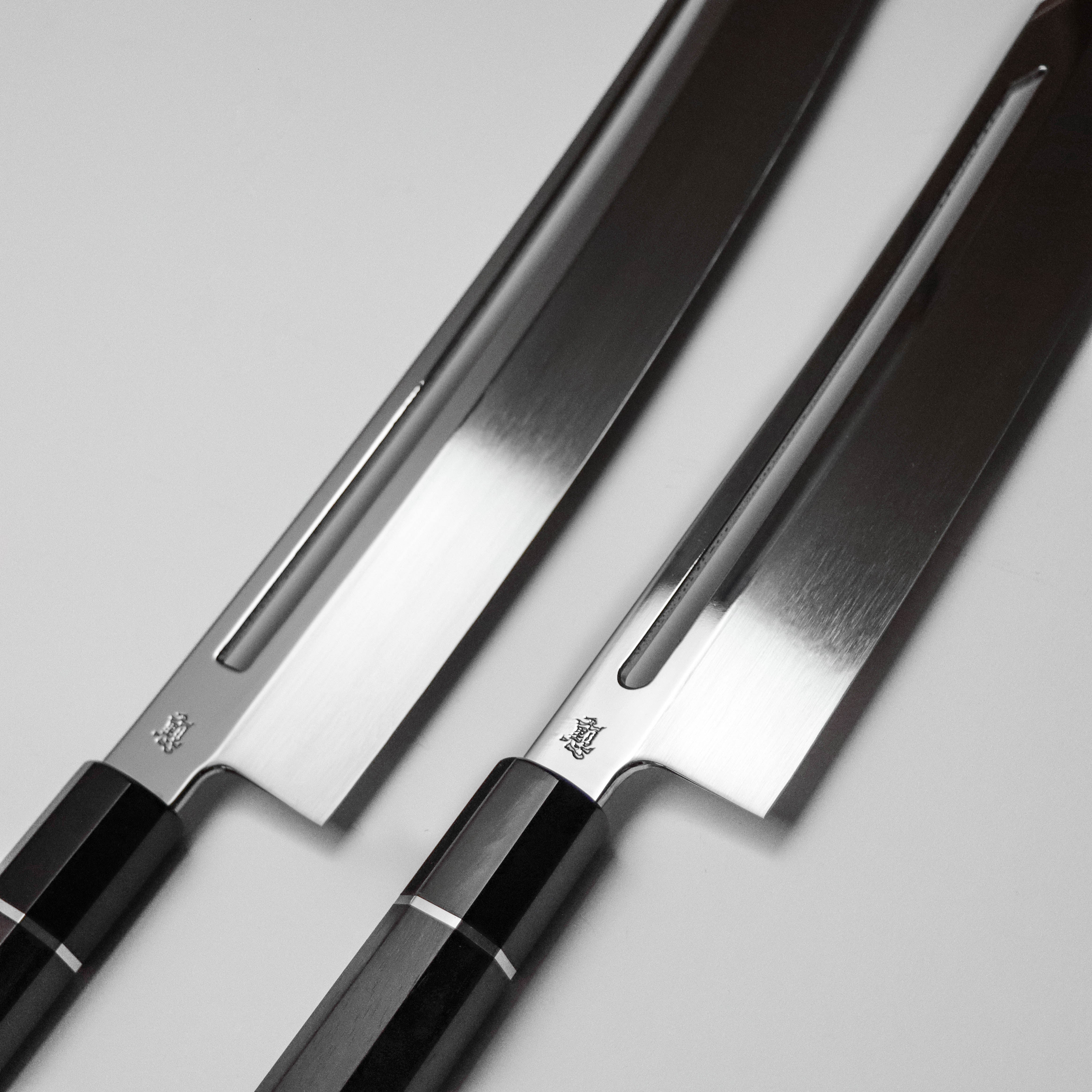 夜志野利 雨龍拵 宙本燒 SW不鏽鋼 切付和牛刀