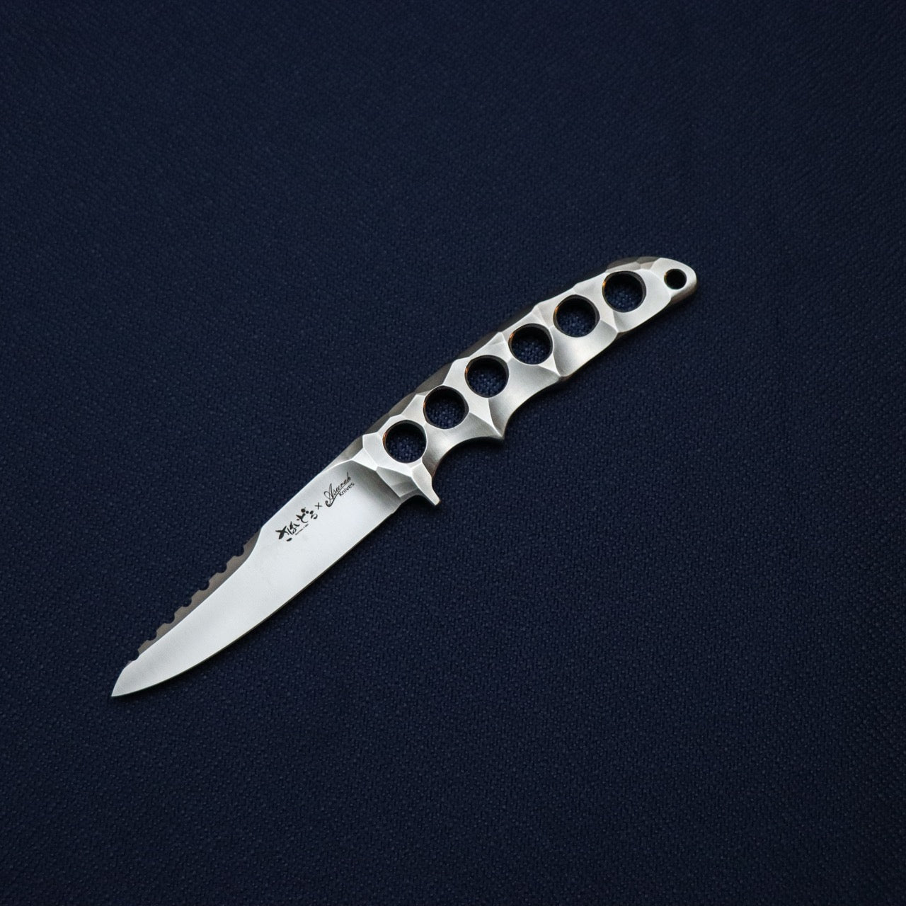 萩野力作 MAX 不鏽EXEO-CR20 厚刃型萬能釣魚刀