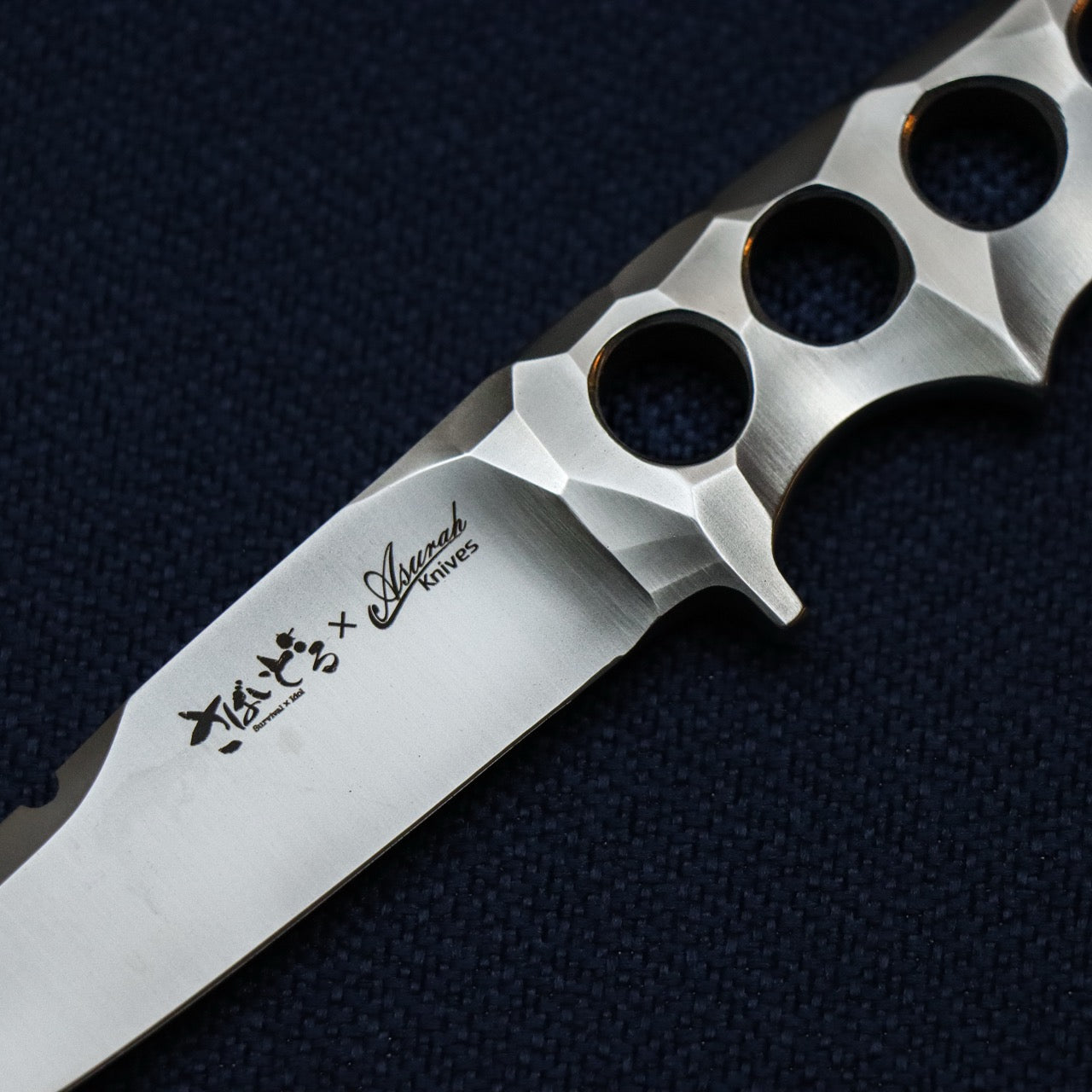 萩野力作 MAX 不鏽EXEO-CR20 厚刃型萬能釣魚刀