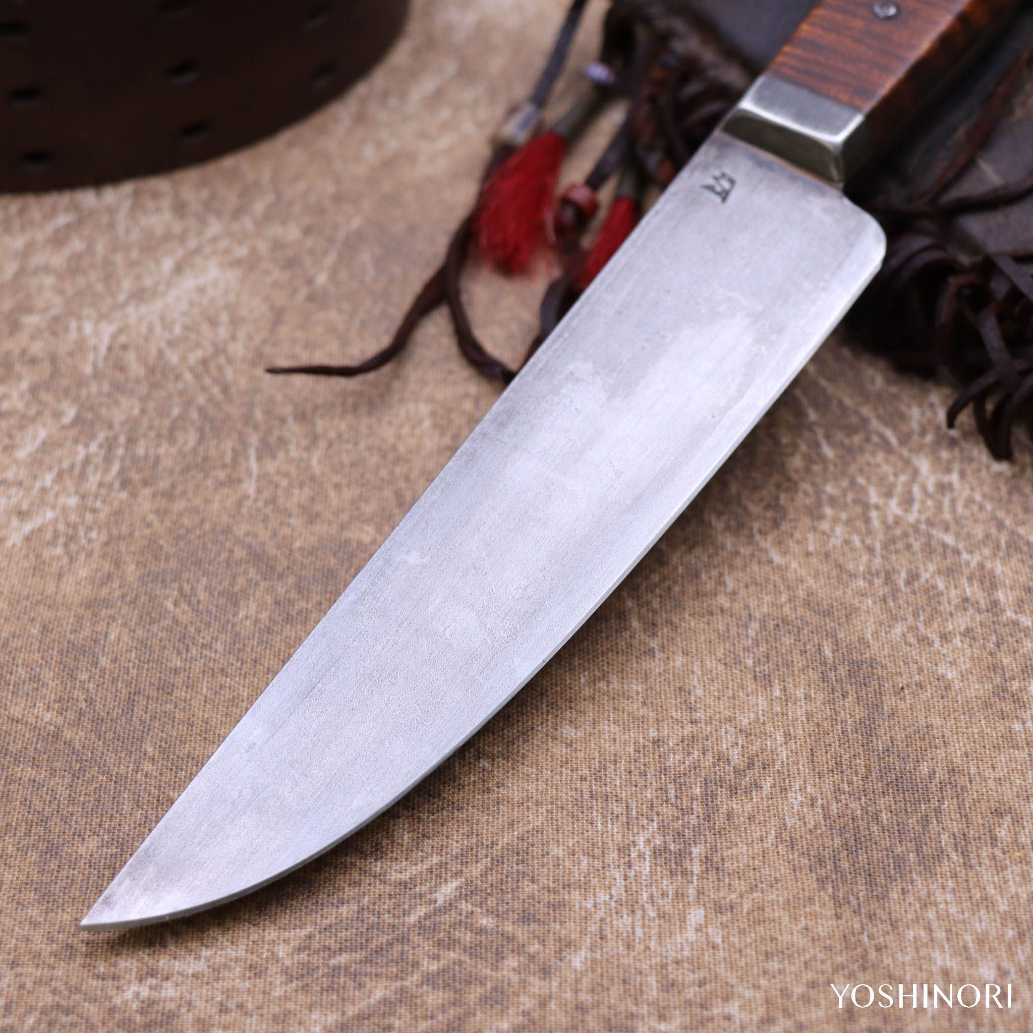 RMC 印地安獵刀 美國虎紋楓木柄