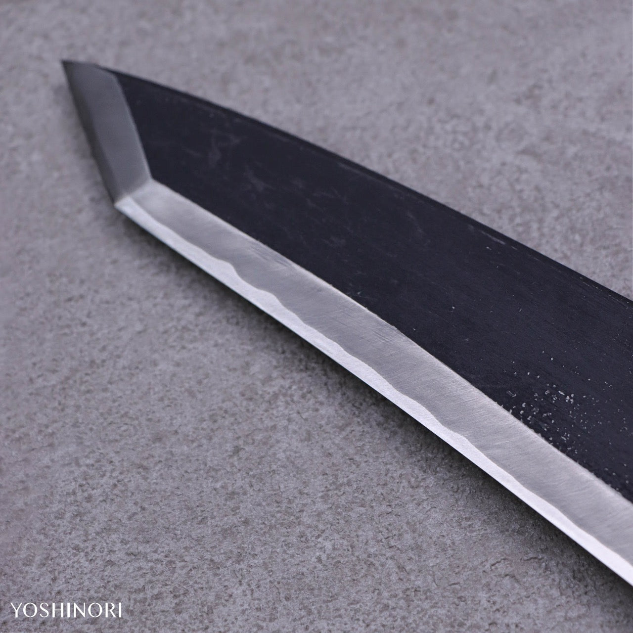 金高佳孝作 總手鍛 逆反鉈 黑打兩刃 山刀