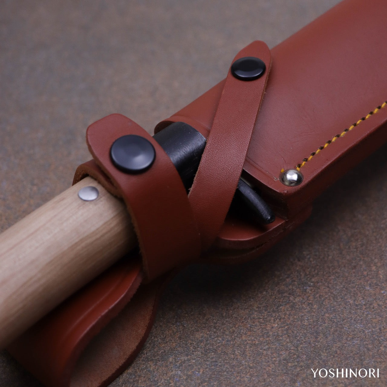 金高佳孝作 總手鍛片刃黑打 劍形山刀