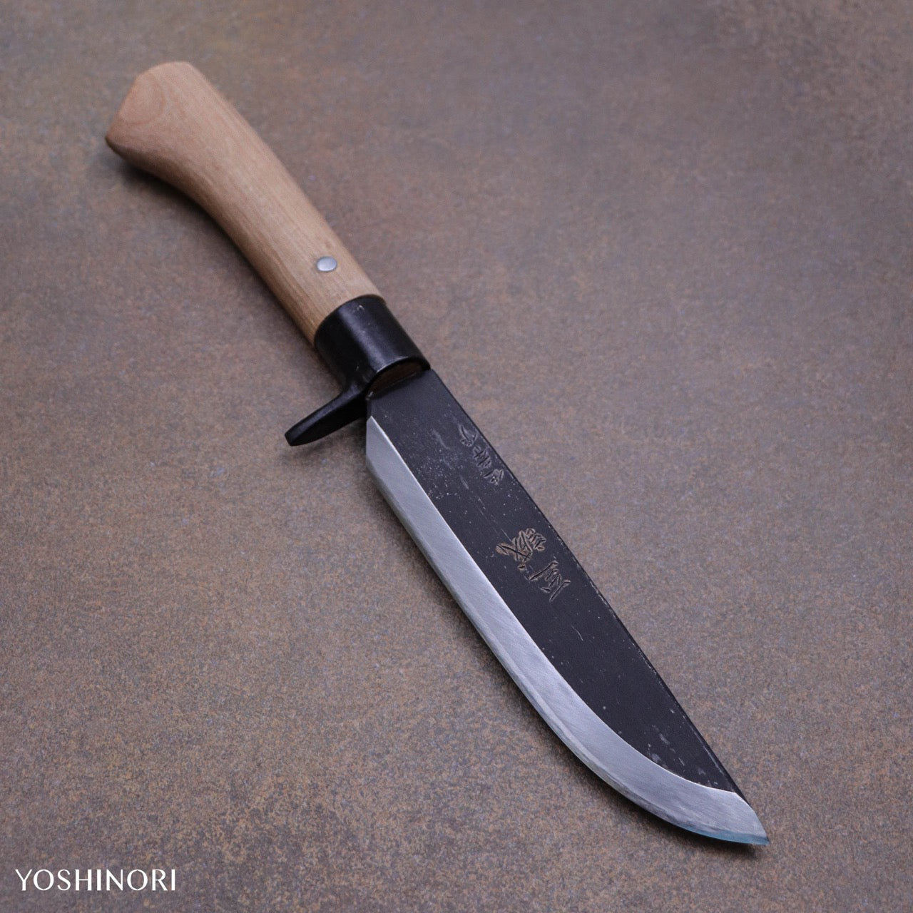 金高佳孝作 總手鍛片刃黑打 劍形山刀