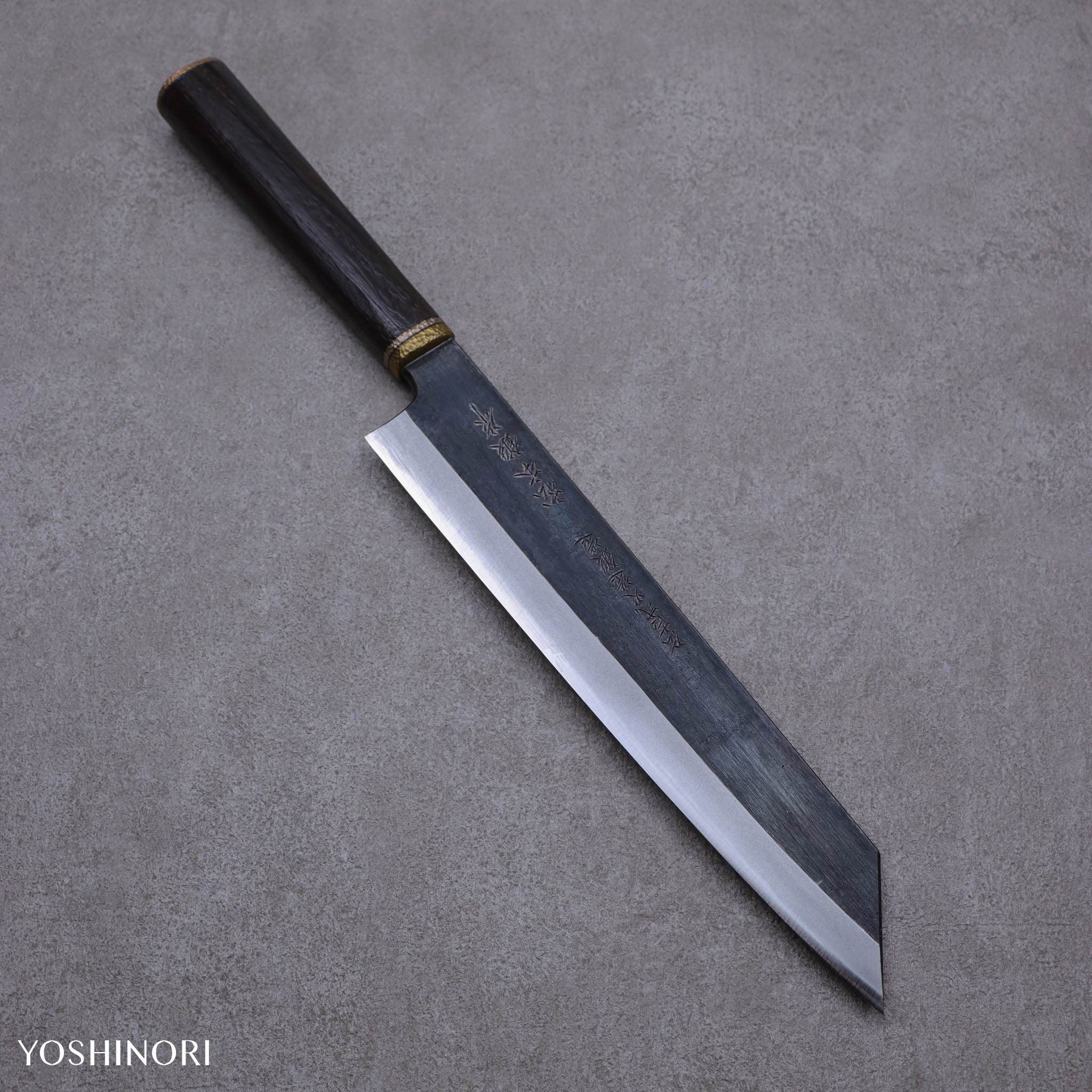 松本鍛作 劍形黑打兩刃切付包丁(劍形山刀)