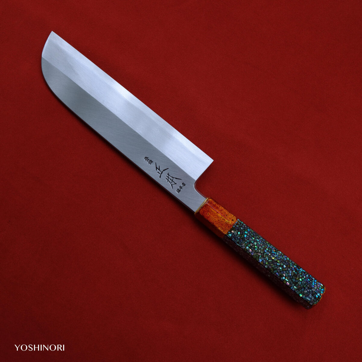 Masamoto Hon-Kasumi Shirogami Steel Kamagata Usuba Urushi Saya