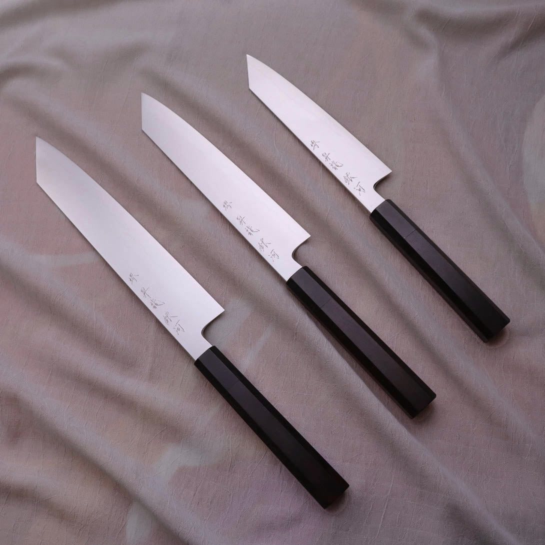 堺昇龍 銀河水鏡研 身卸劍形和牛刀 付漆鞘