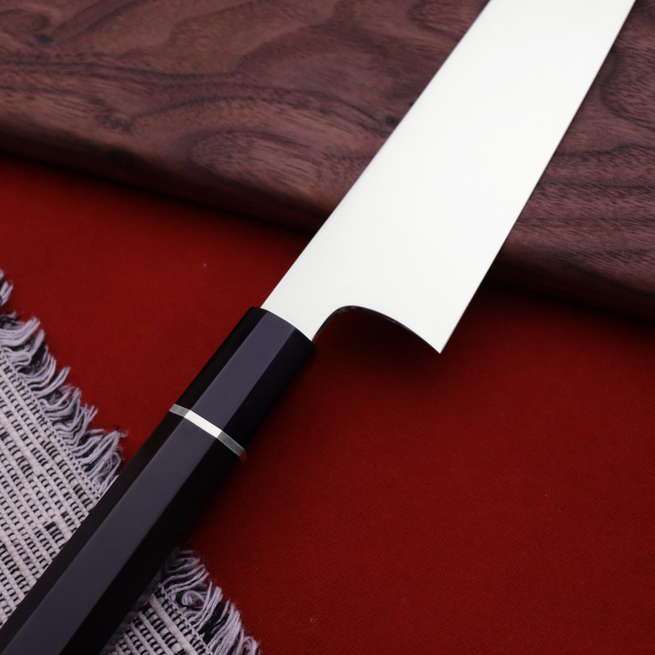 Sakai Shoryu V10 Swedish Powdered Steel Mirror Finish Honyaki Wa-Gyuto