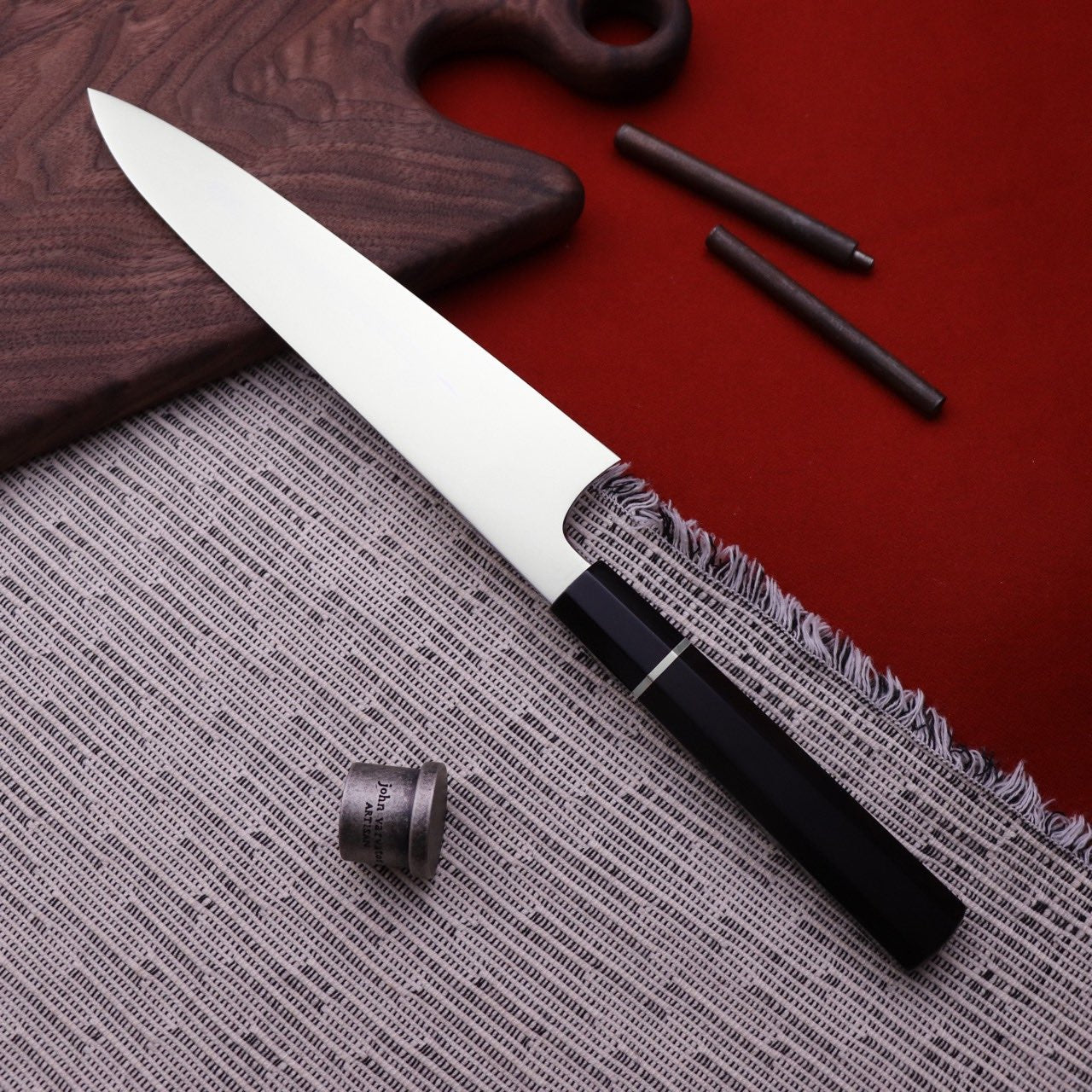 Sakai Shoryu V10 Swedish Powdered Steel Mirror Finish Honyaki Wa-Gyuto