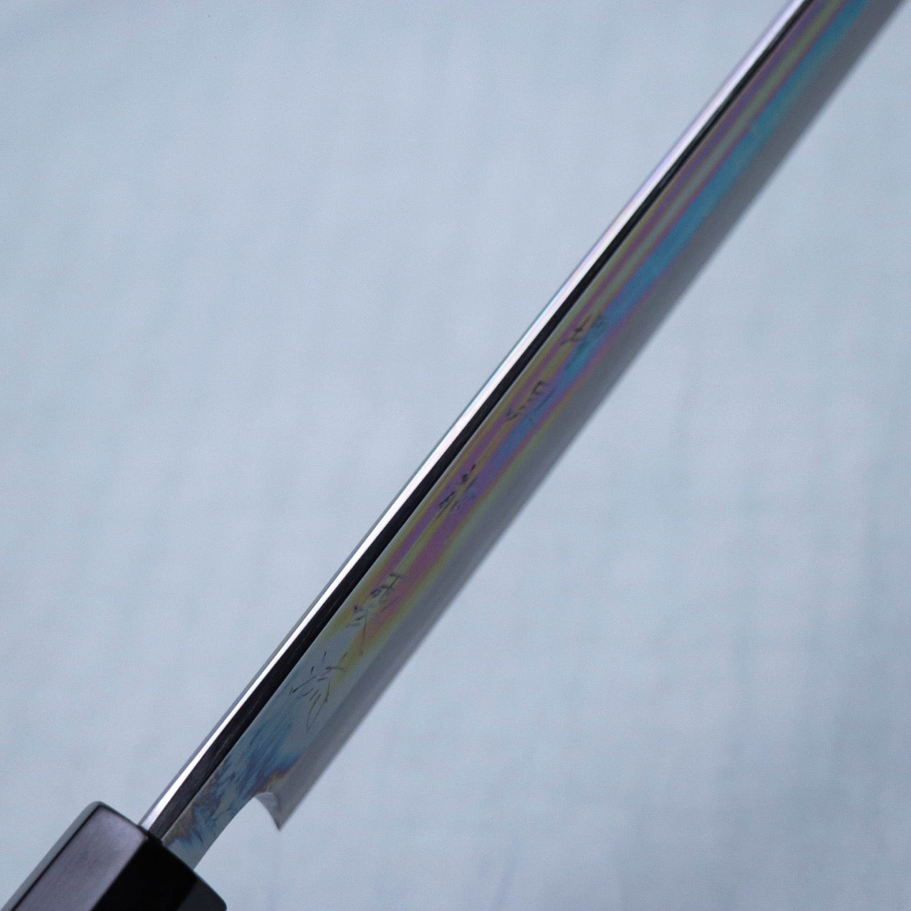 Sakai Shoryu Aogami #1 Damascus Steel Mirror Finish Yanagi Silver Ferrule Handle
