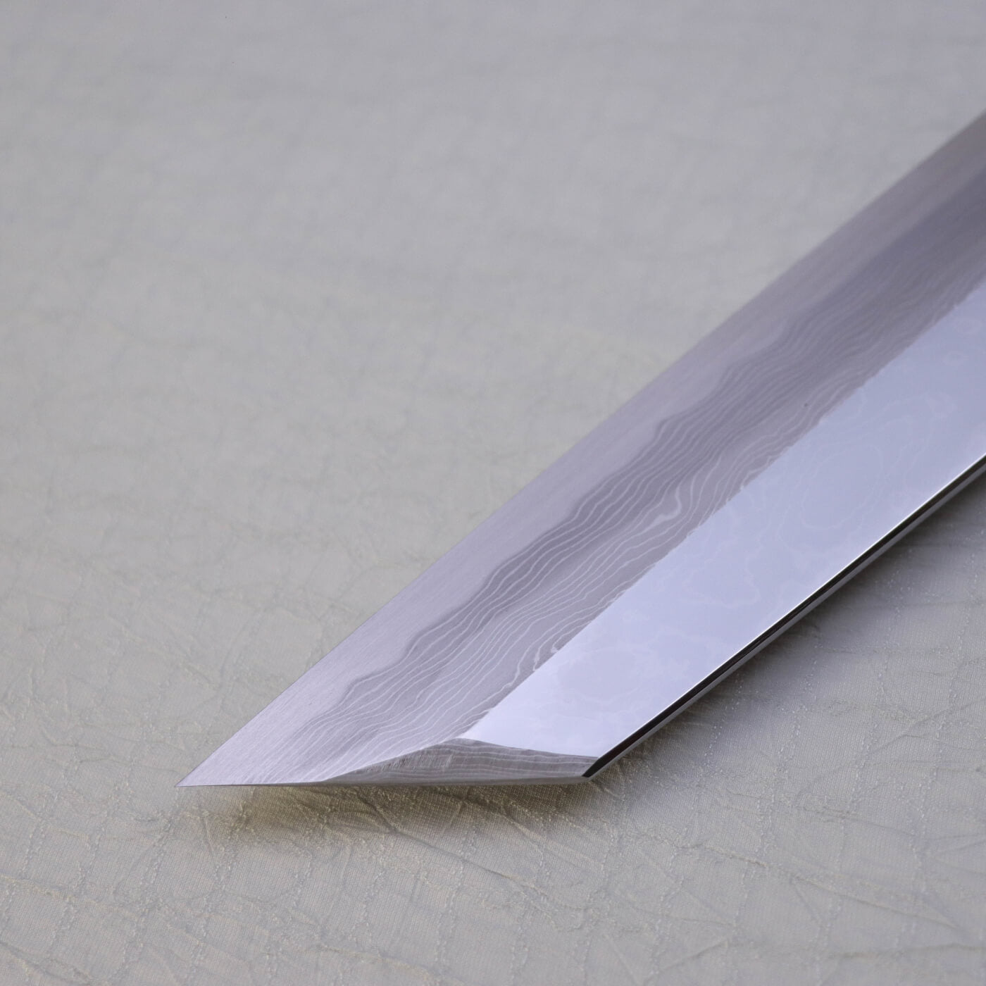 堺昇龍 青一雲流 切付萬能包丁 本漆碎青貝金箔透塗鞘