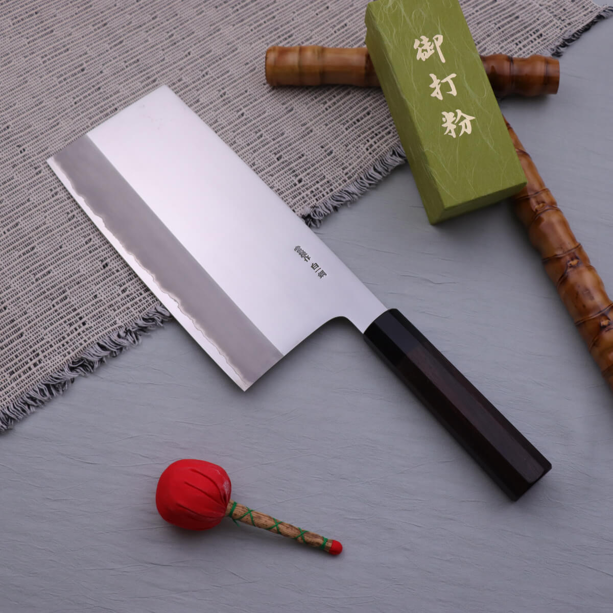 Sakai Shoryu White #1 Stainless Mirror Finish No.6 Chinese Cleaver