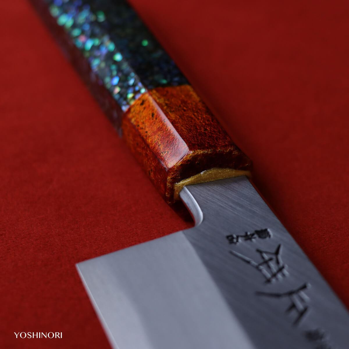 Masamoto Hon-Kasumi Shirogami Steel Kamagata Usuba Urushi Saya