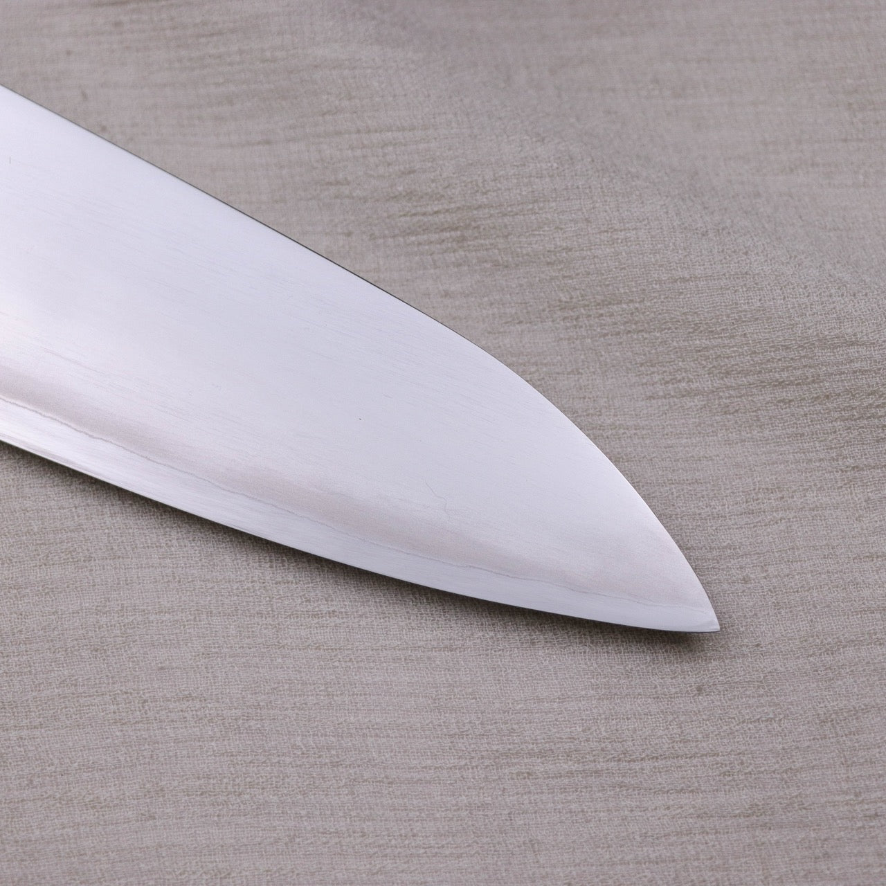 勝治作 青二 Stainless 鏡面牛刀 鹿角柄