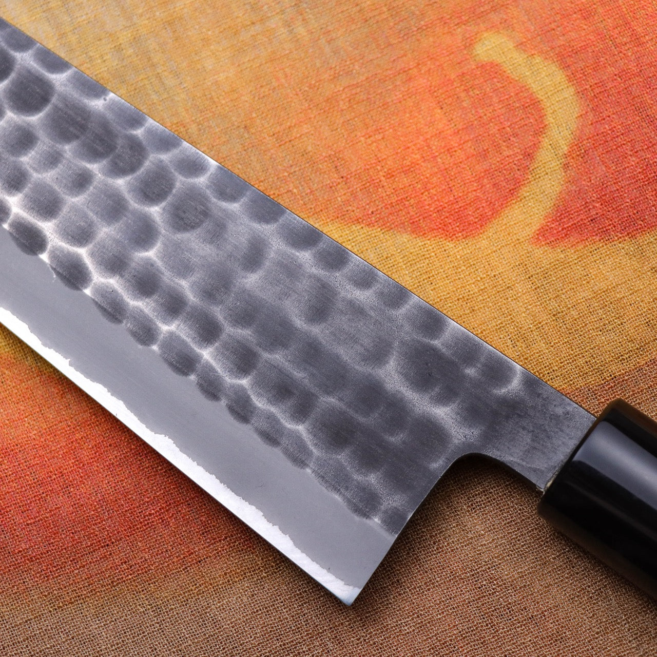 Ajikataya White #2 Damascus Steel Kurouchi Tsuchime Finish Gyuto