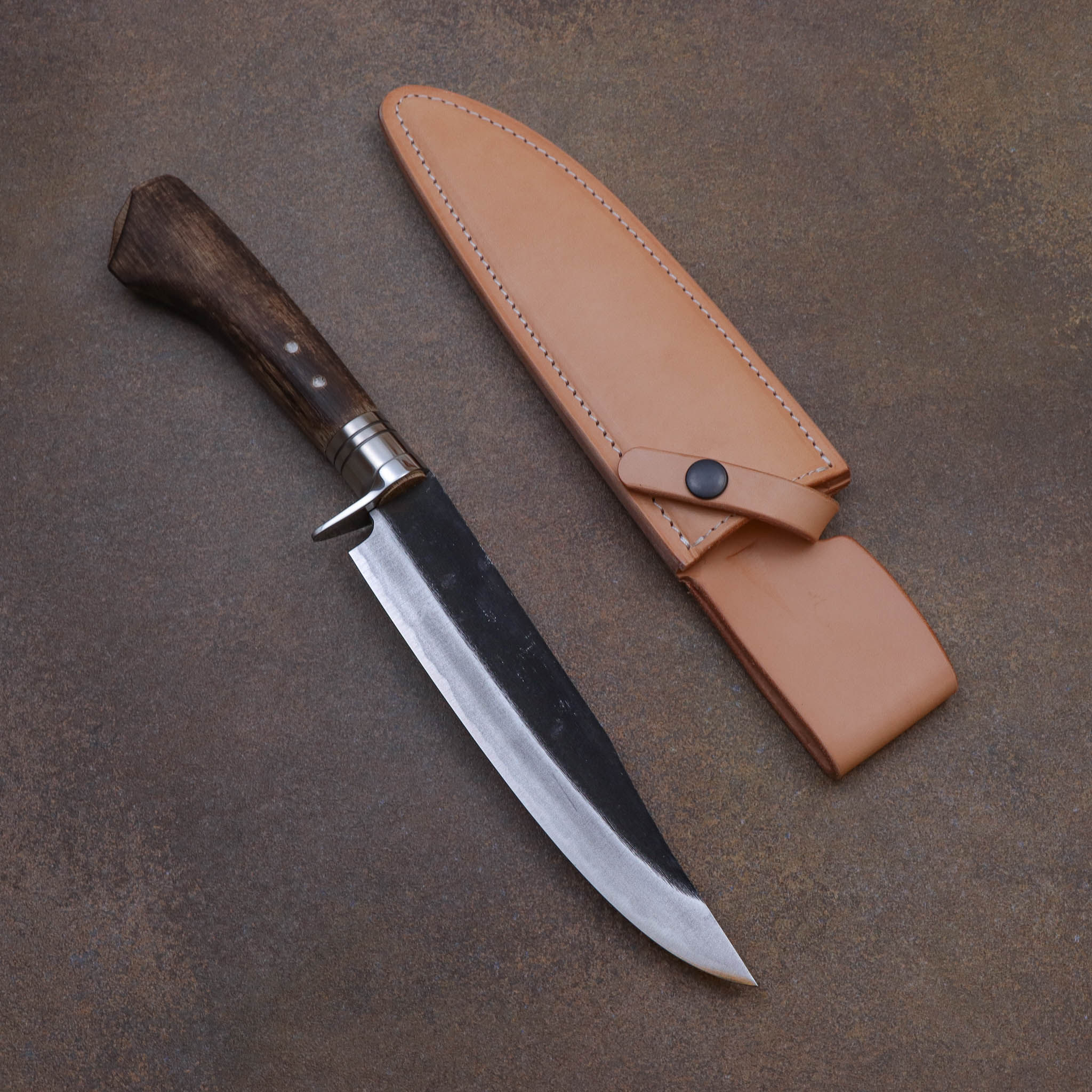 和式刃物刀匠特別限定 黒猪系列 岩井丈作 黑打「劍鉈」獵刀