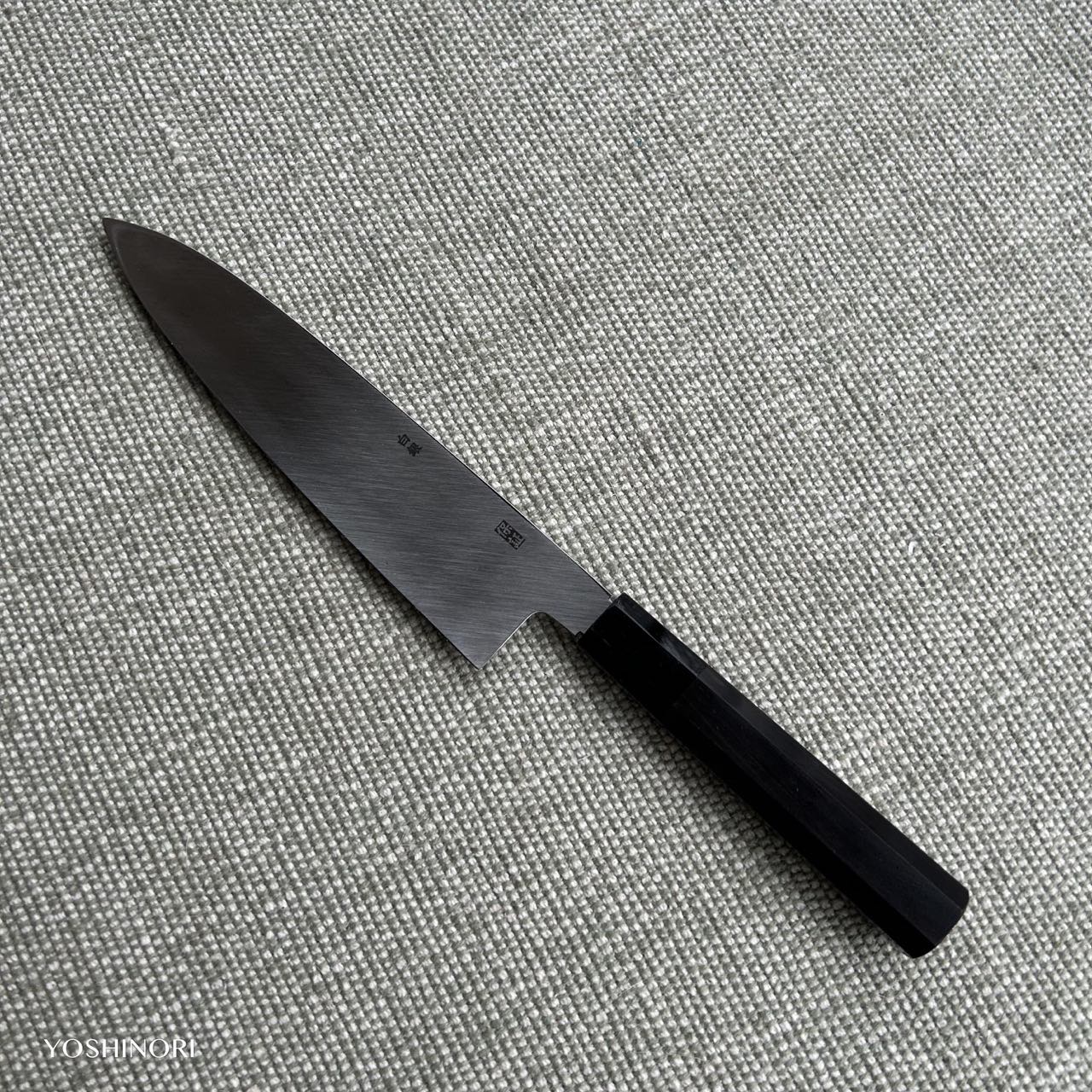 義弘作 銀三鋼 本霞 單刃和牛刀