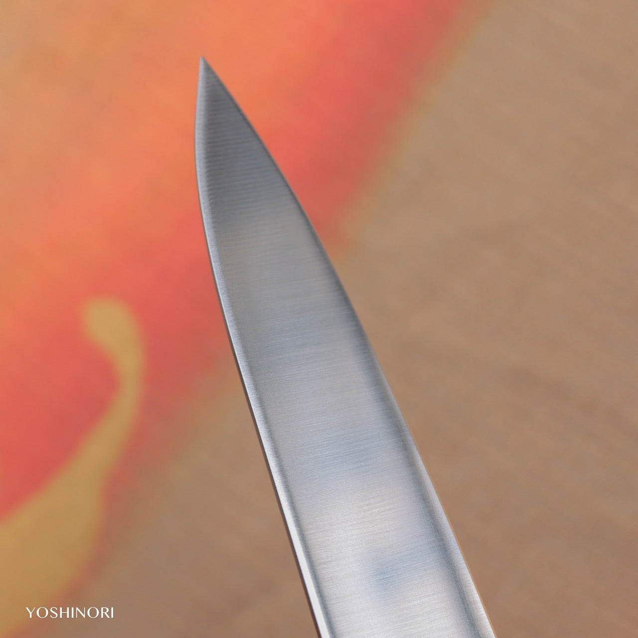 Yoshihiro VG1 All Steel Wa-Sujihiki Red Wood Handle