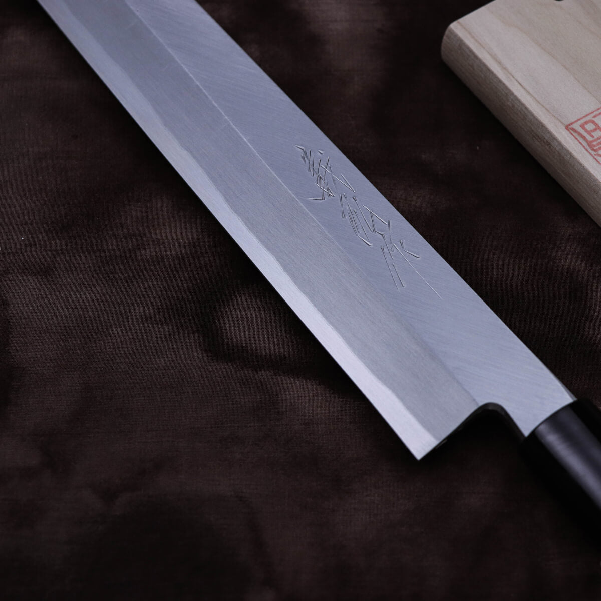 Yoshihiro Left-handed Yellow Steel Kasumi Finish Yanagi