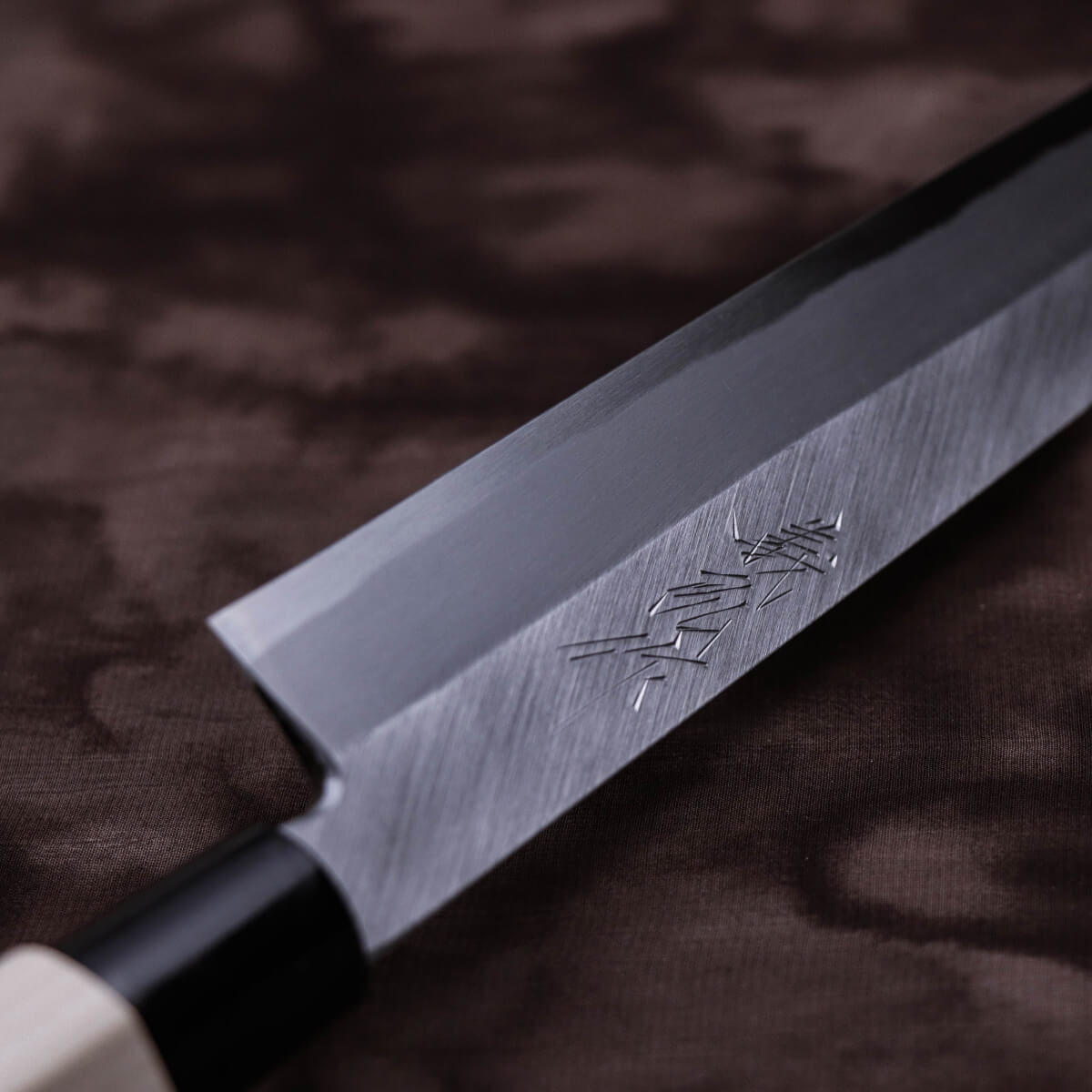 Yoshihiro Left-handed Yellow Steel Kasumi Finish Yanagi