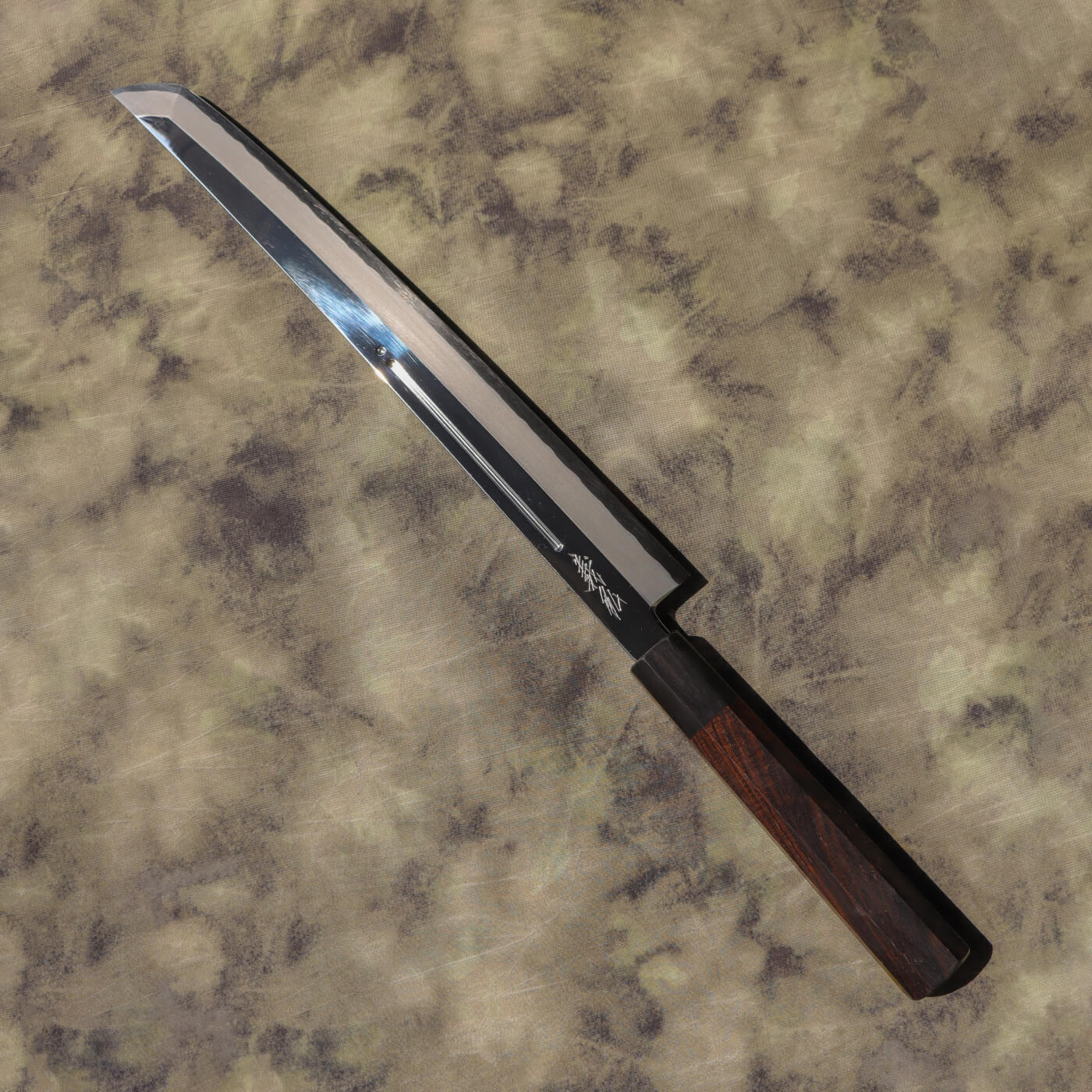 Yoshihiro Ginsan Mirror Finish Sakimaru Takohiki with Single Groove