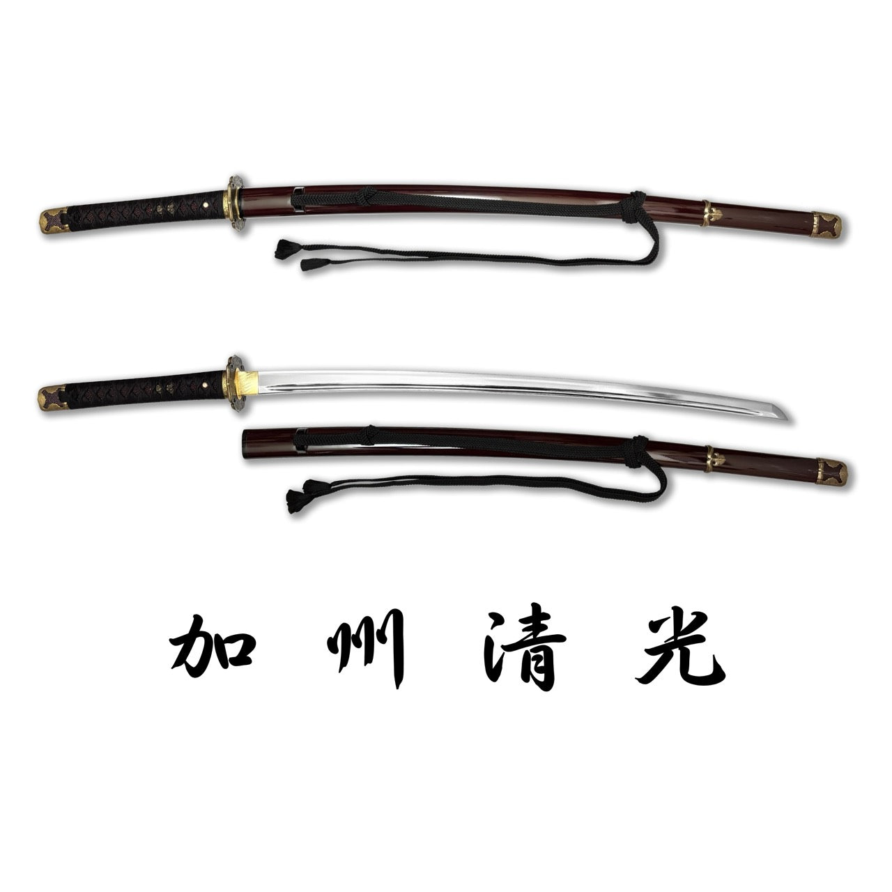 刀劍亂舞復刻名刀,加州清光,濃州堂居合道合金刀