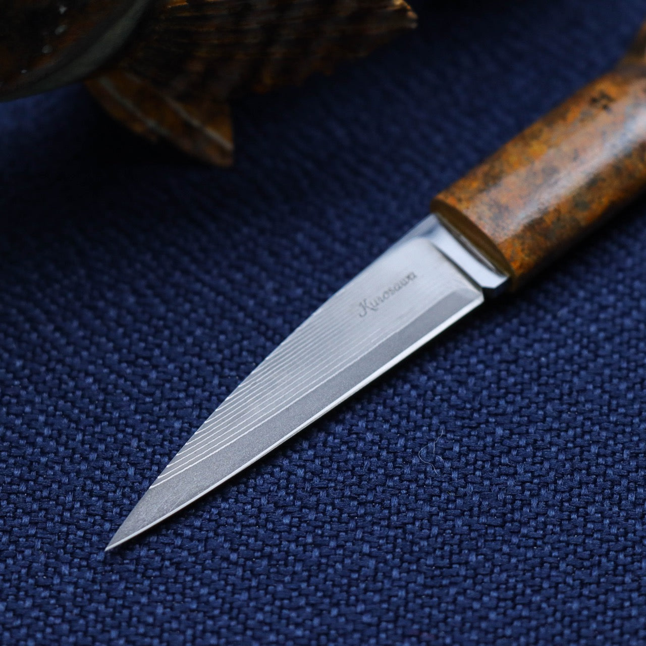 黑澤次夫 老虎石斑造型 拆信萬用小刀