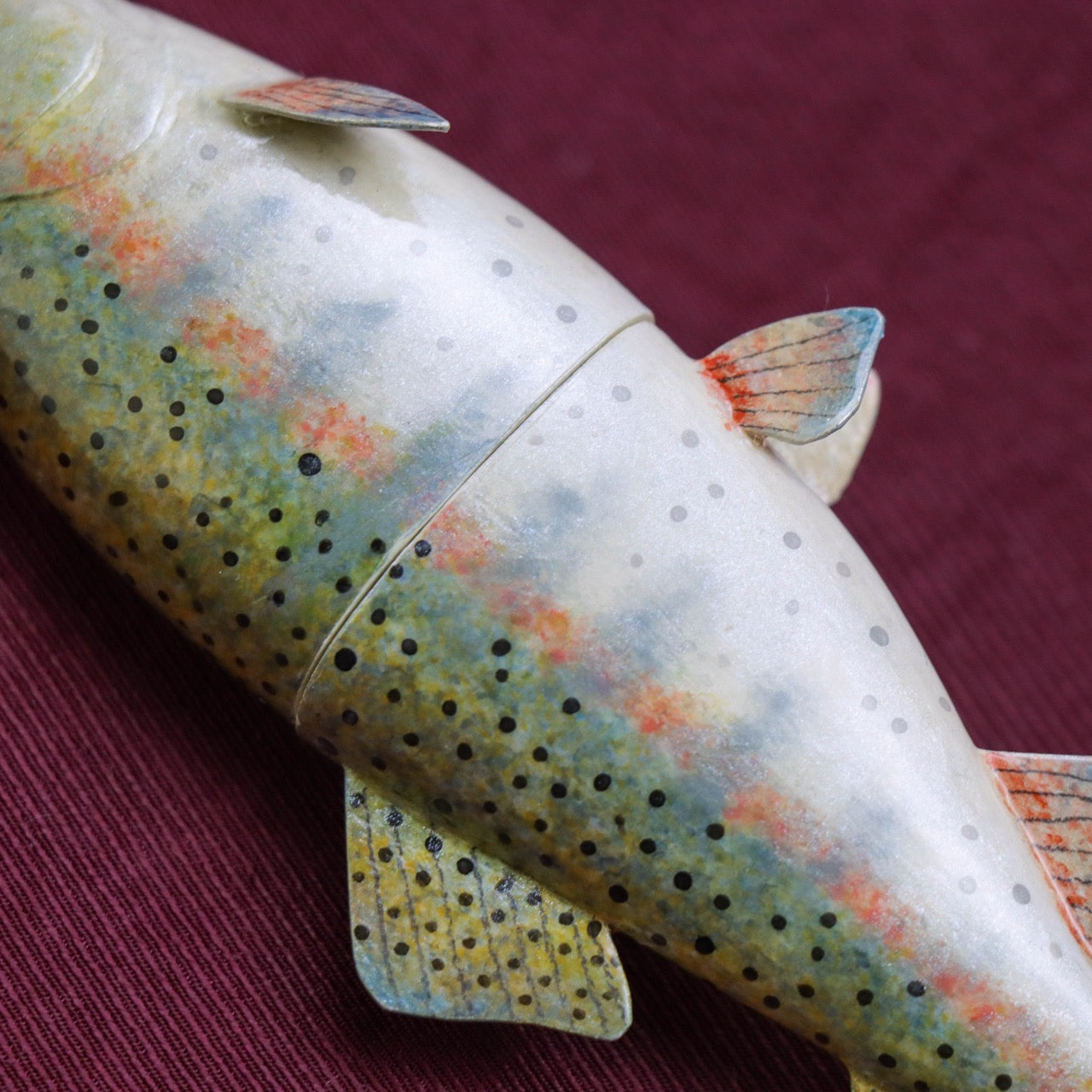 黑澤次夫 虹鱒造型 拆信萬用小刀